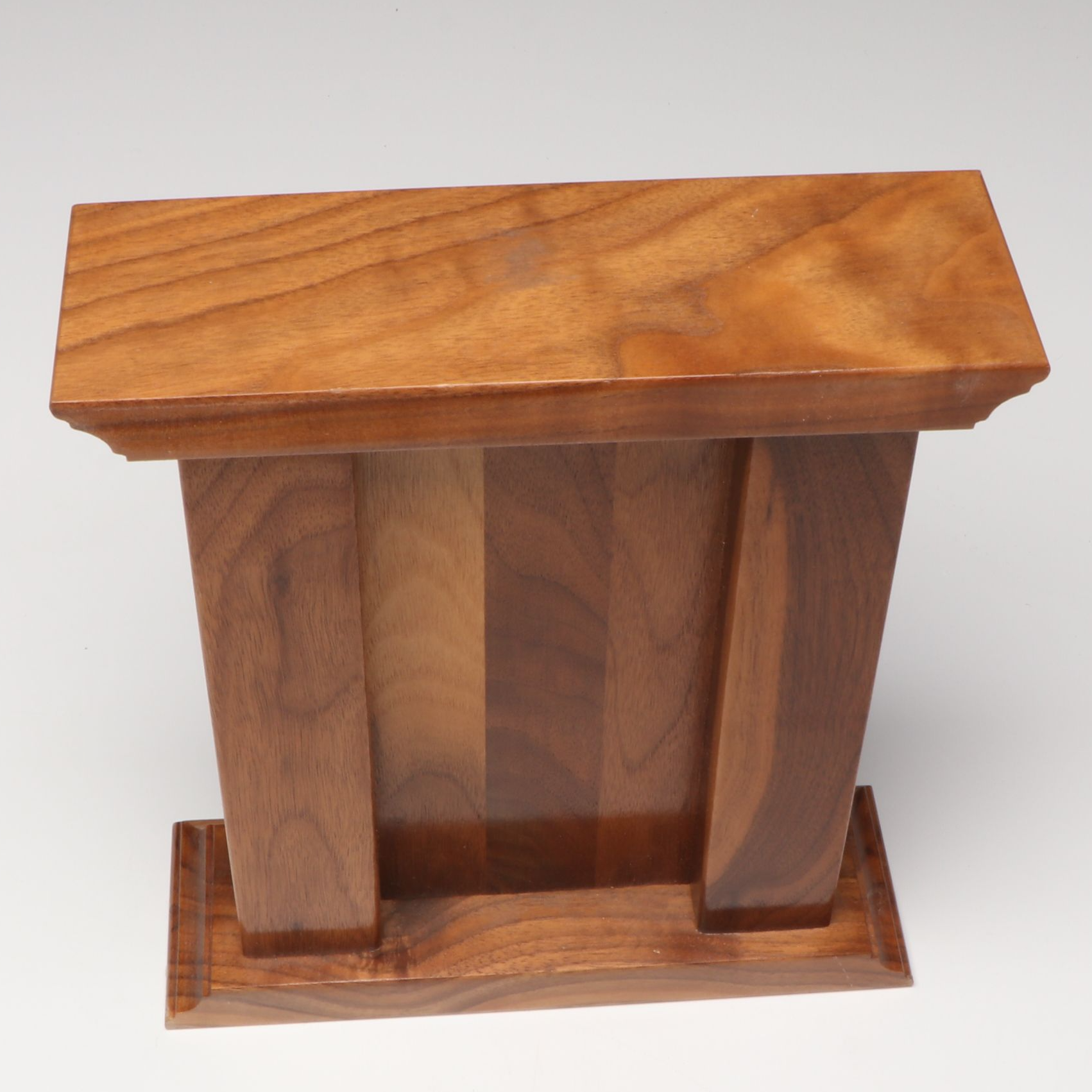 Julia Knight Enamelled Bowl with Schlabaugh & Sons Wooden Mantel Clock