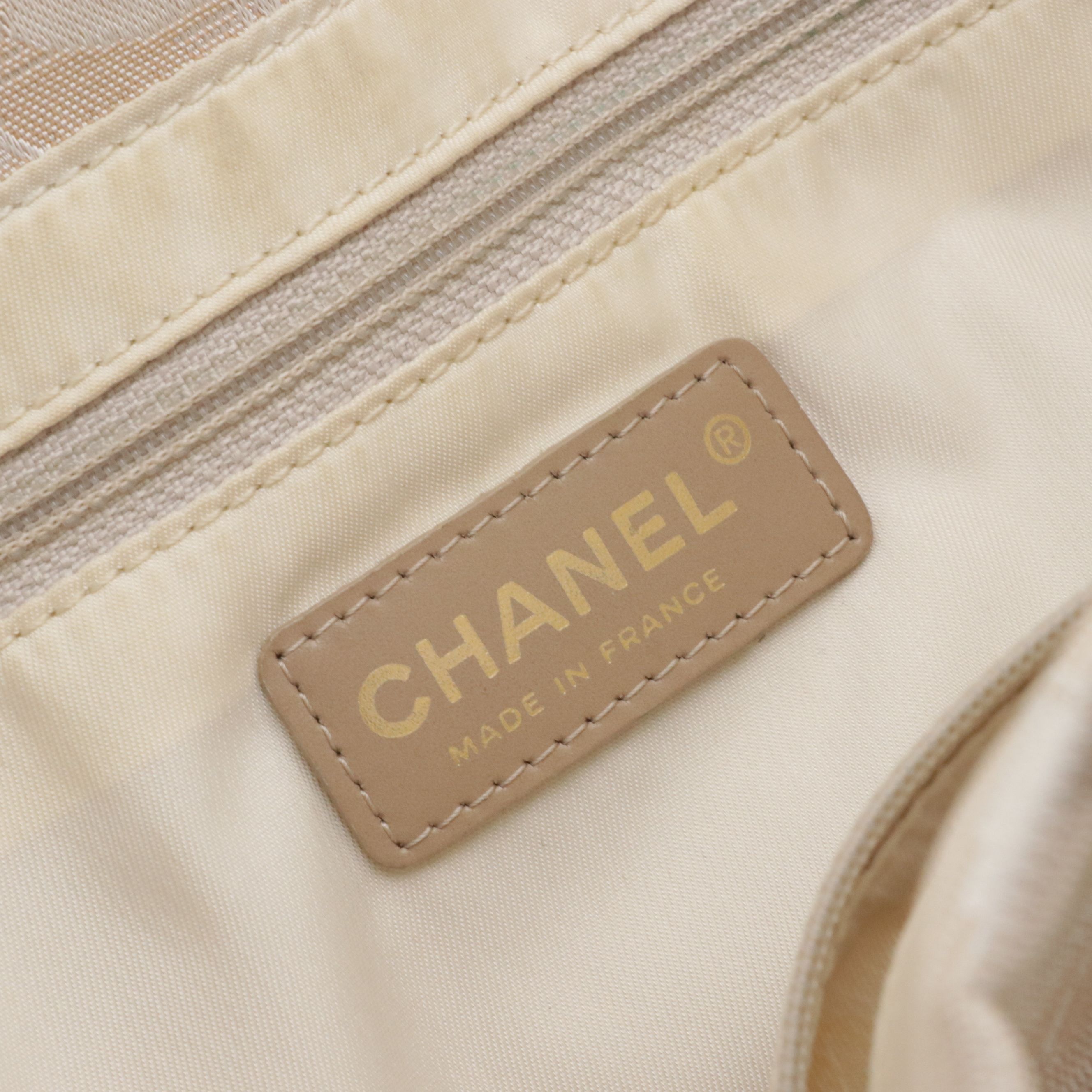 Chanel Travel Ligne Tote in Nylon Jacquard CC Canvas and Leather