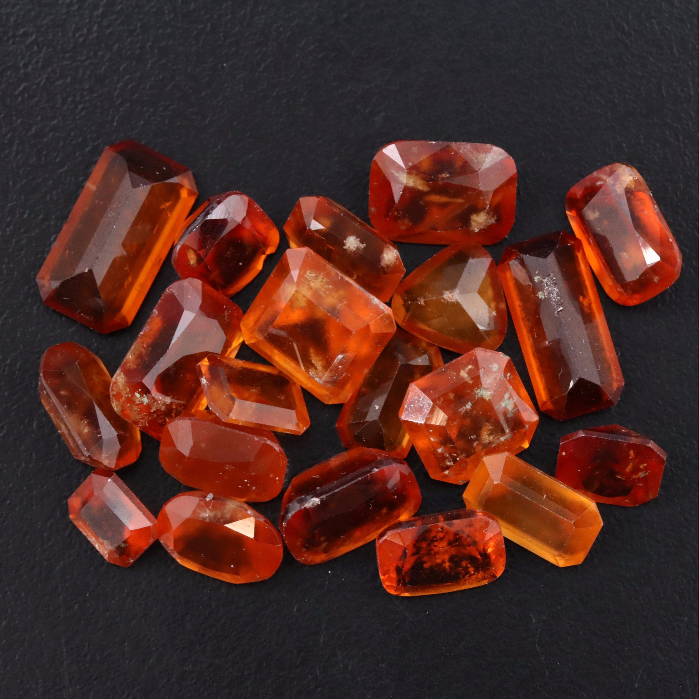 Loose 51.34 CTW Hessonite Lot