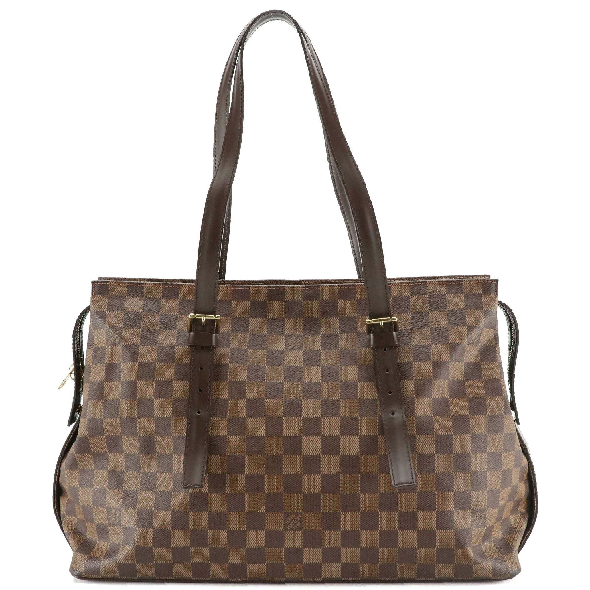 Louis Vuitton Chelsea Tote in Damier Ebene Canvas and Leather
