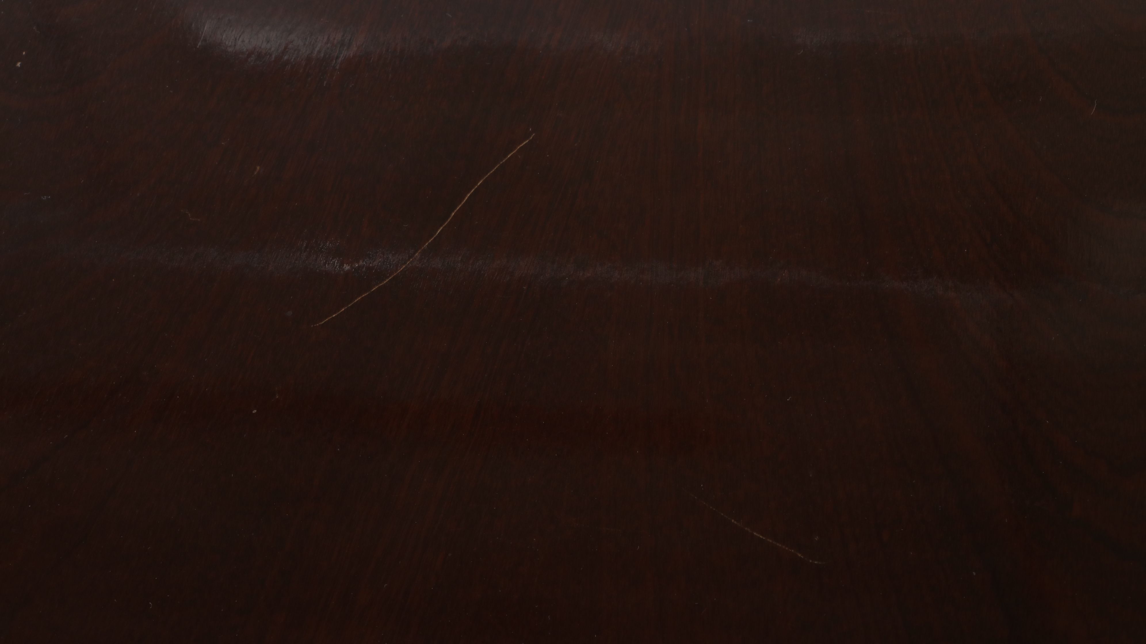 Mahogany Dining Set with Duncan Phyfe Style Table and Chippendale Style Chairs