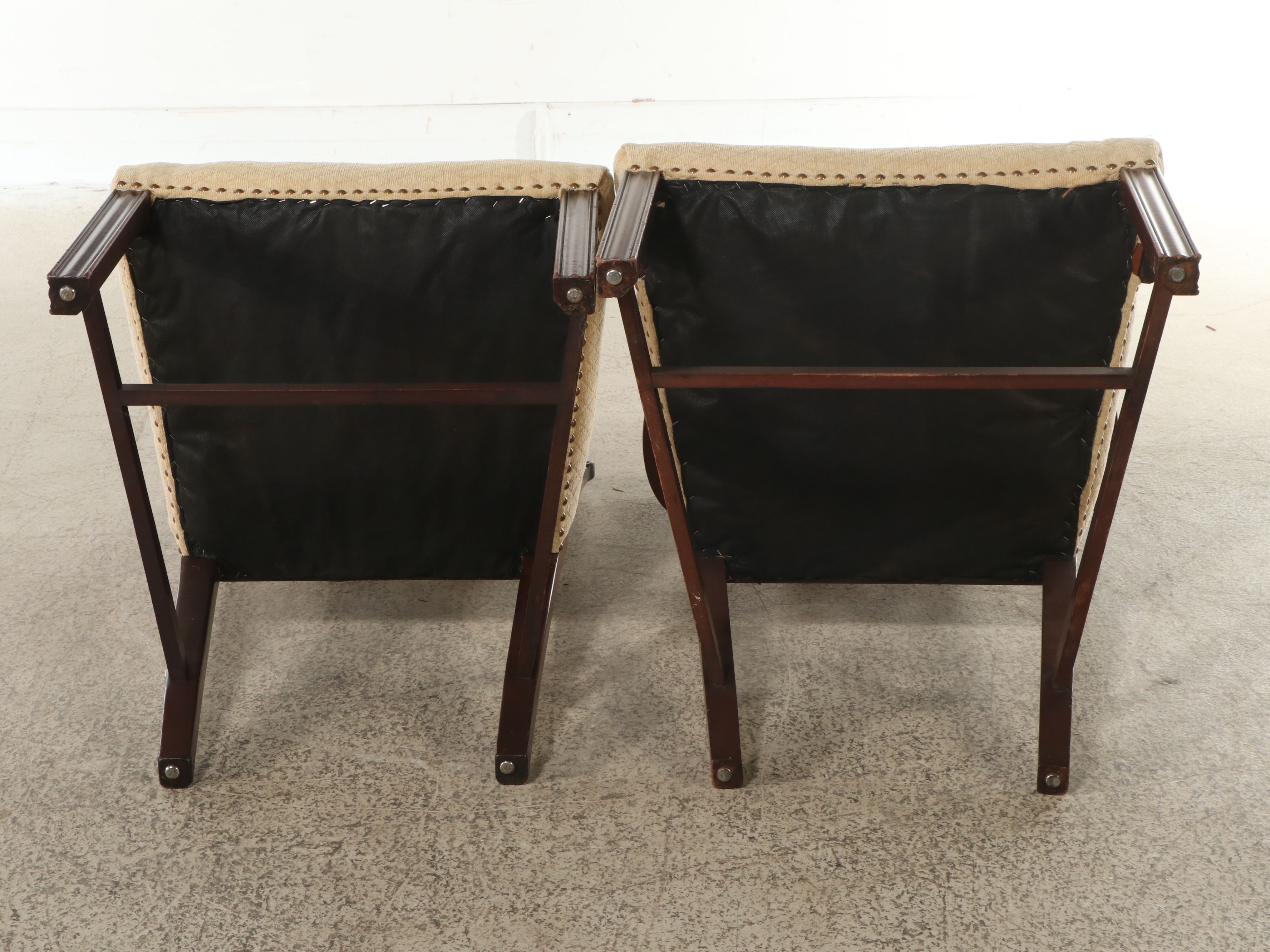 Mahogany Dining Set with Duncan Phyfe Style Table and Chippendale Style Chairs