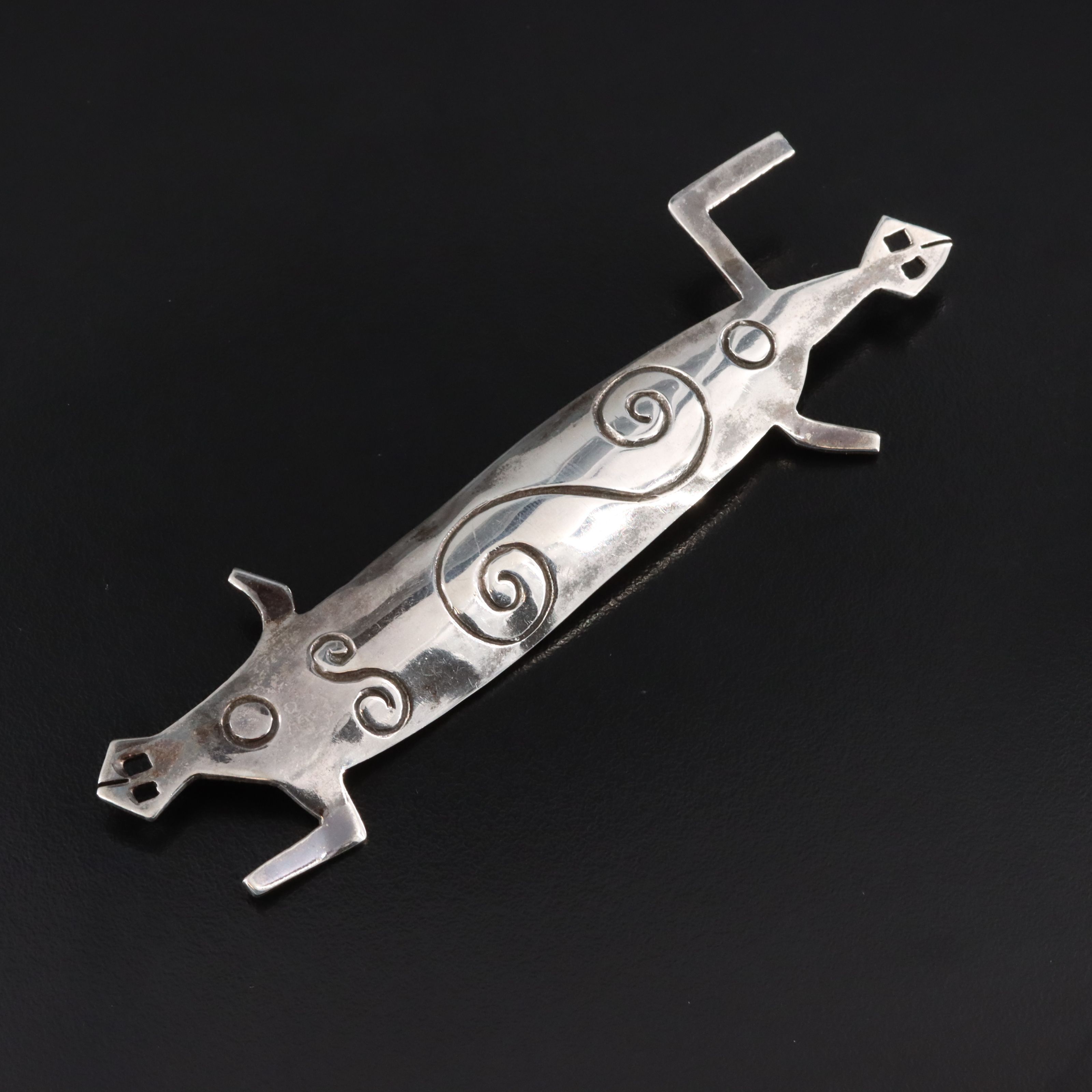 Sterling Double Ended Brooch