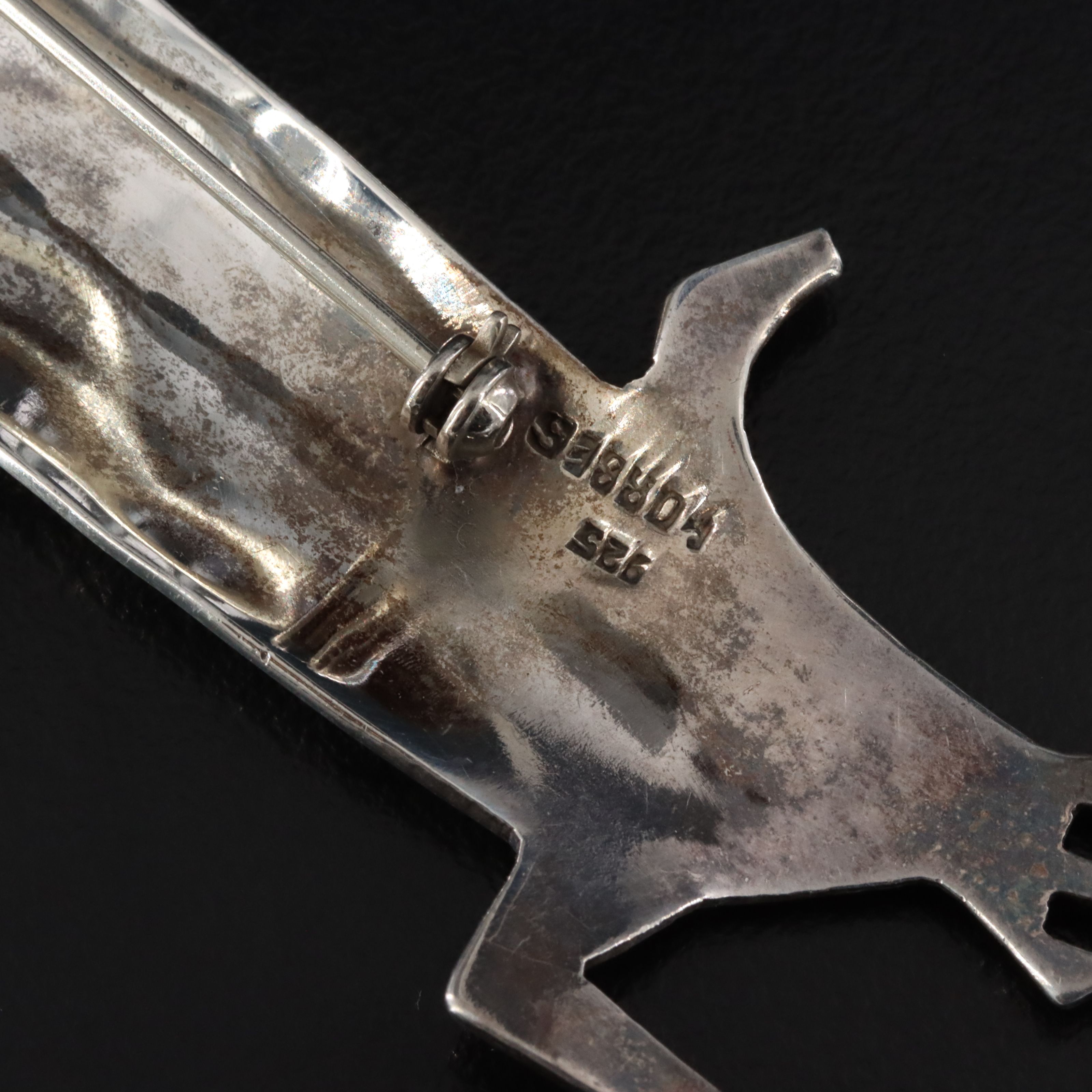 Sterling Double Ended Brooch