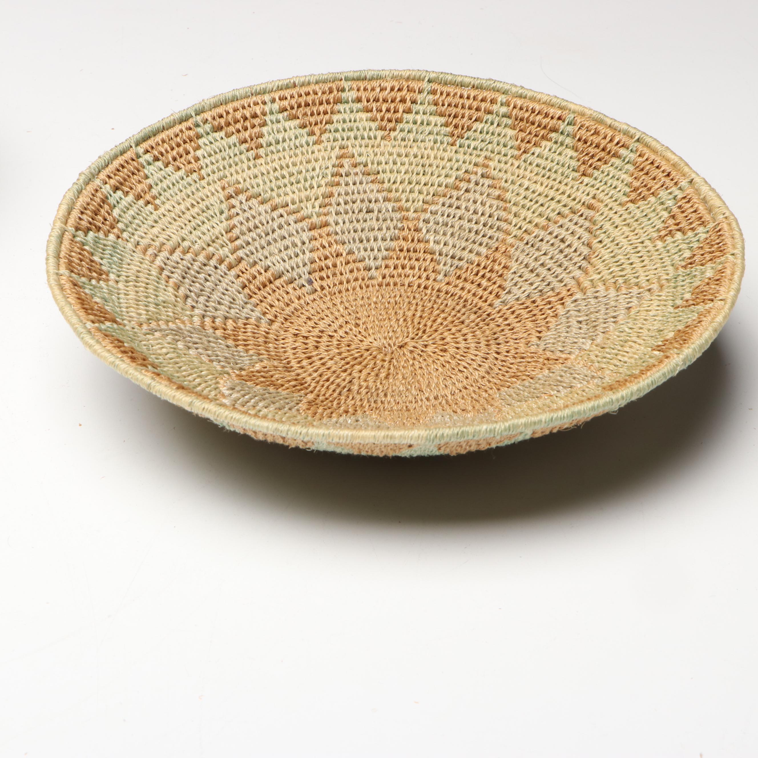 Eswatini Polychrome Sisal Fiber Baskets