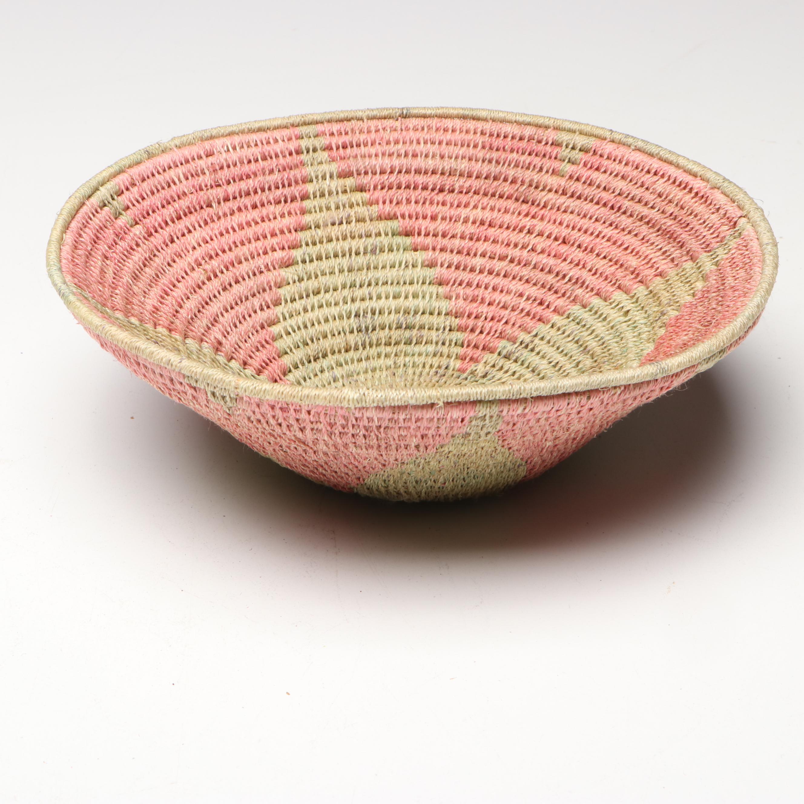 Eswatini Polychrome Sisal Fiber Baskets
