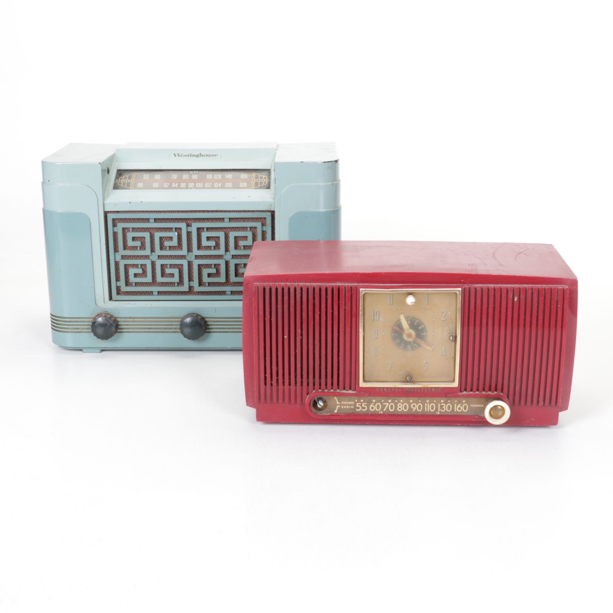 General Electric & Westinghouse AM/FM Radios, Mid-20th Century
