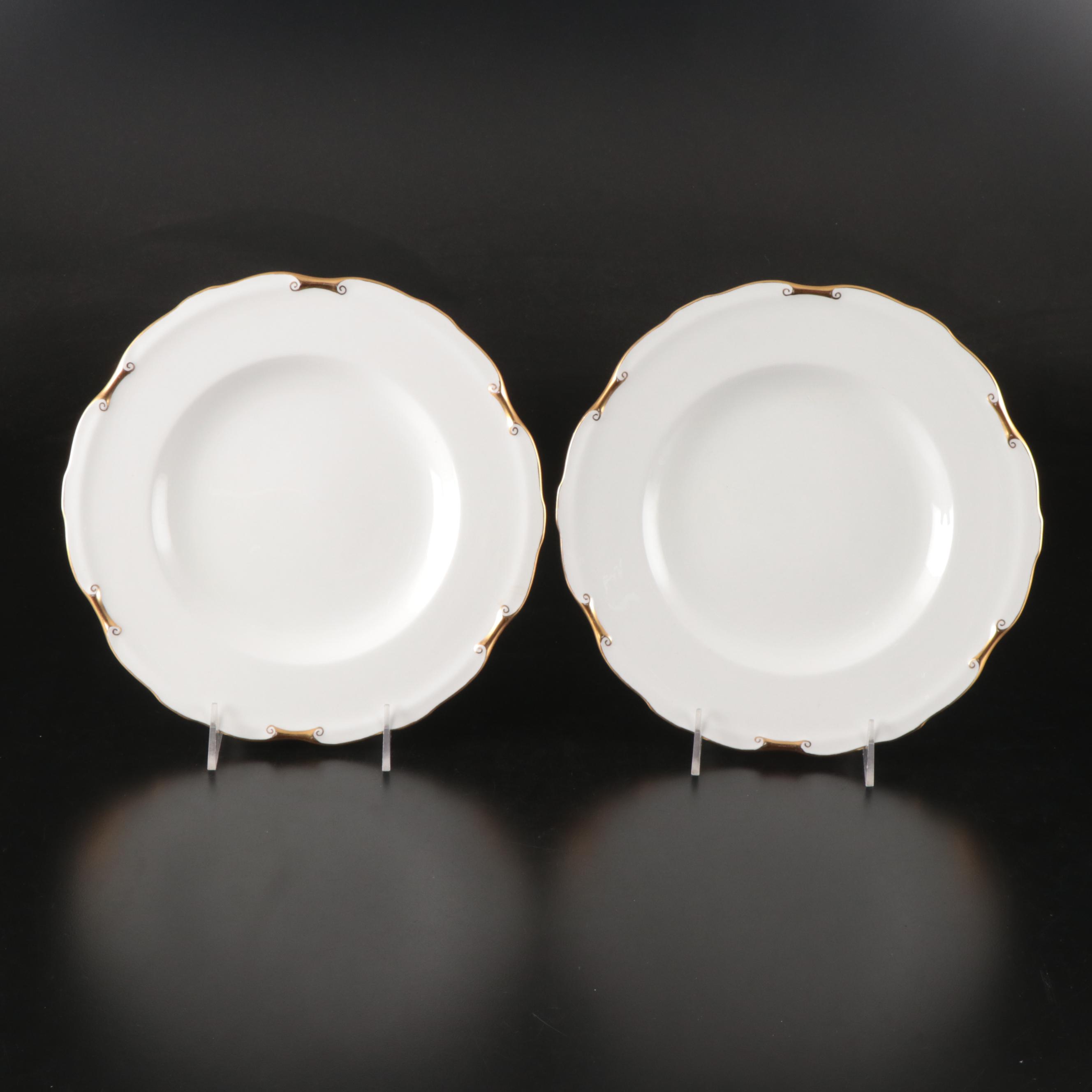 Royal Crown Derby "Regency" Bone China Dinner Plates