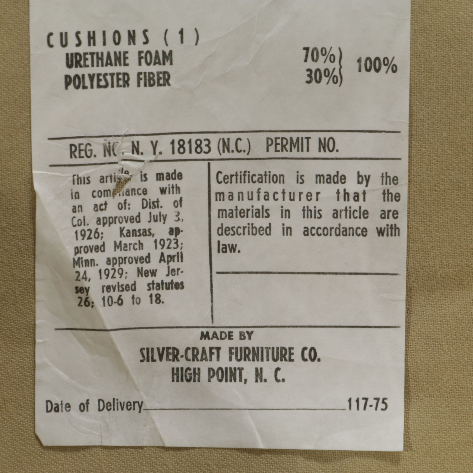 Silver Craft Queen Anne Style Wingback Armchair and Footstool