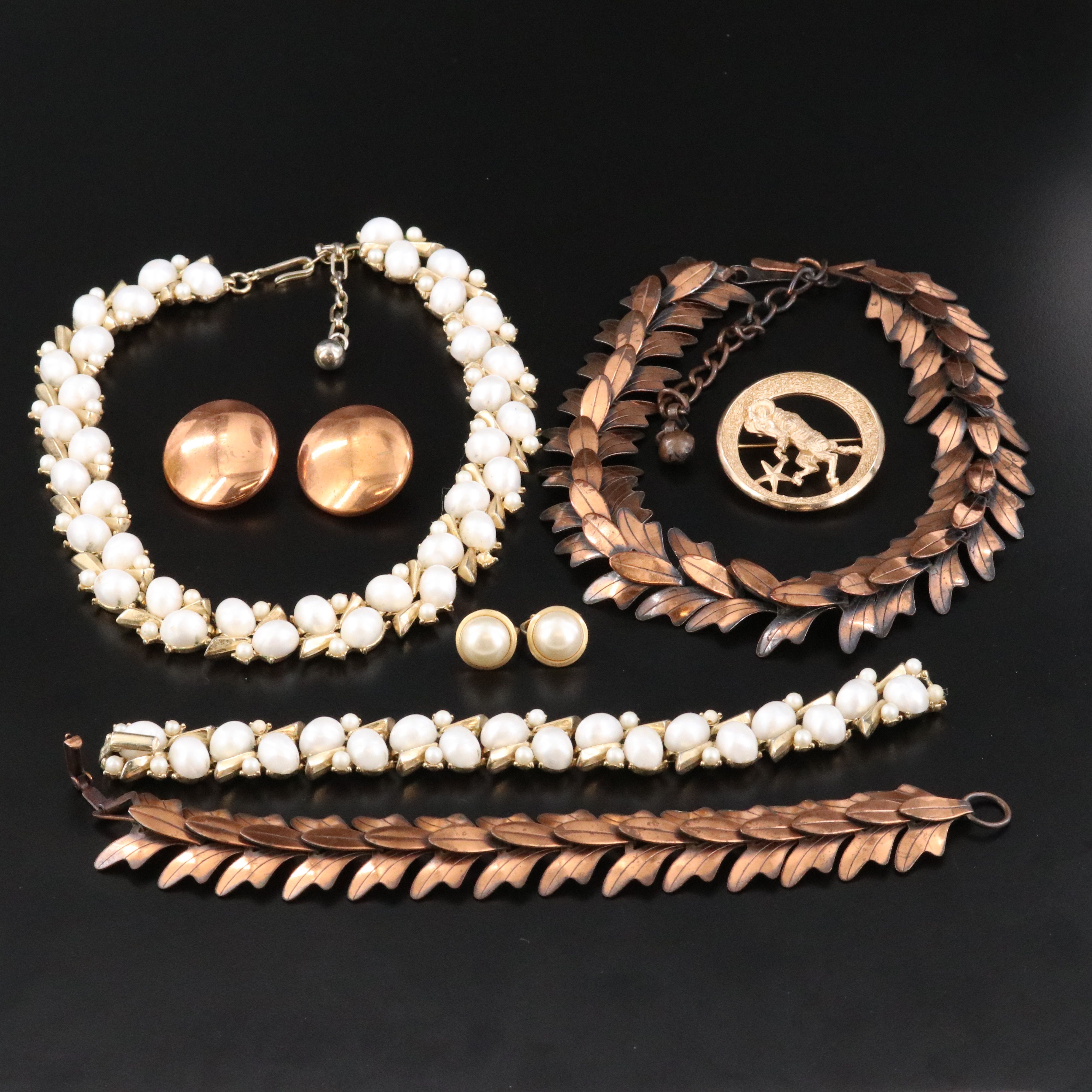 Vintage Demi-Parures Featuring Trifari