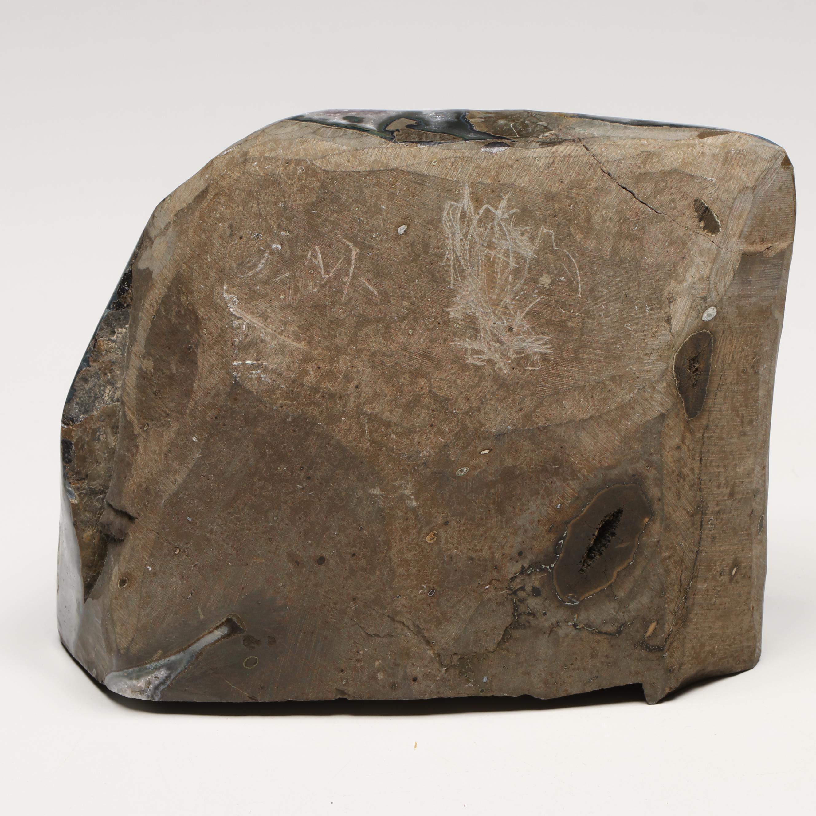 Polished Amethyst Geode Specimen