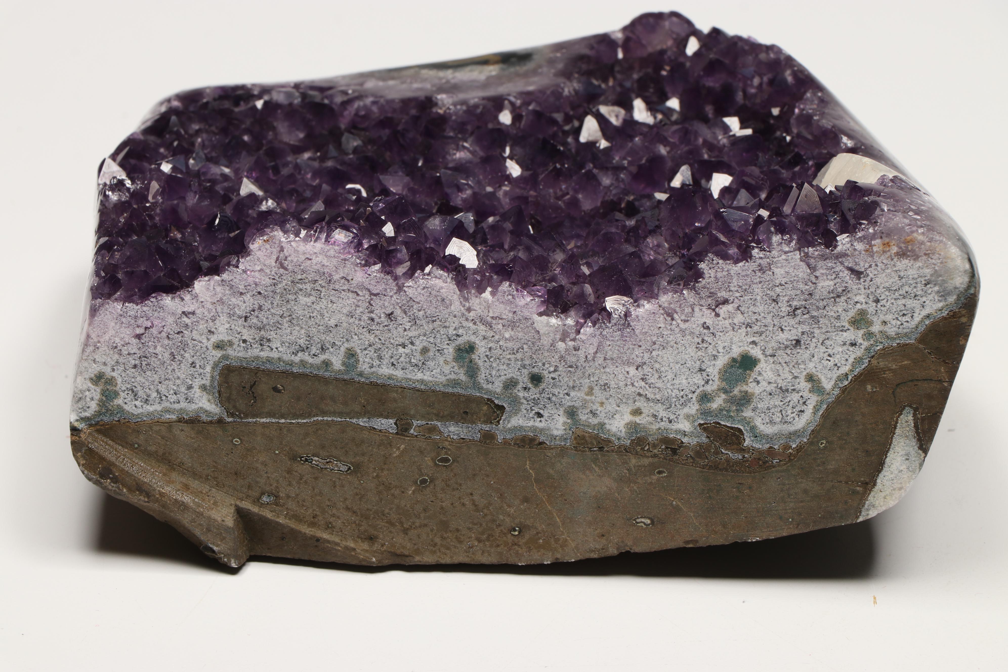 Polished Amethyst Geode Specimen
