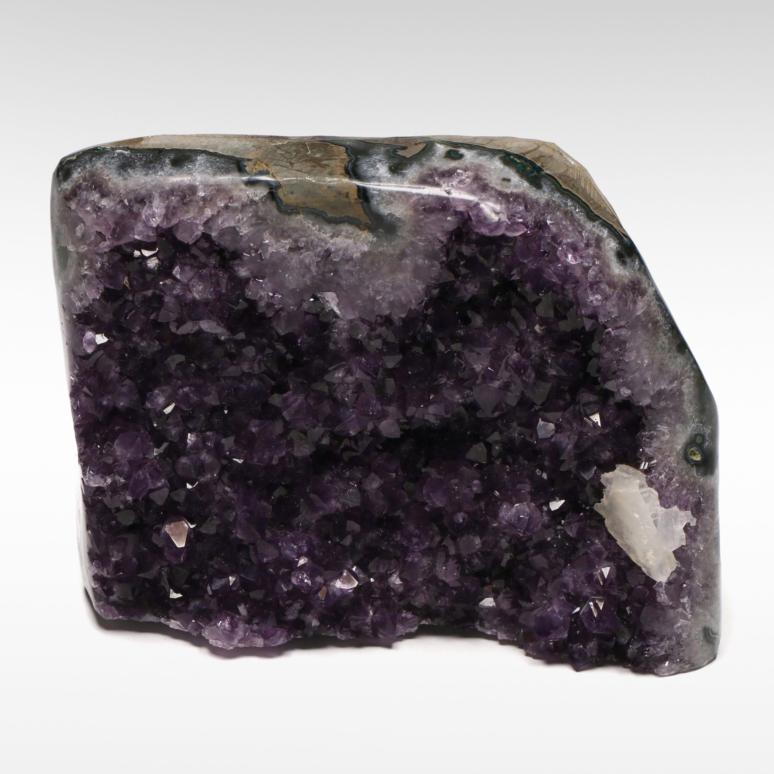 Polished Amethyst Geode Specimen