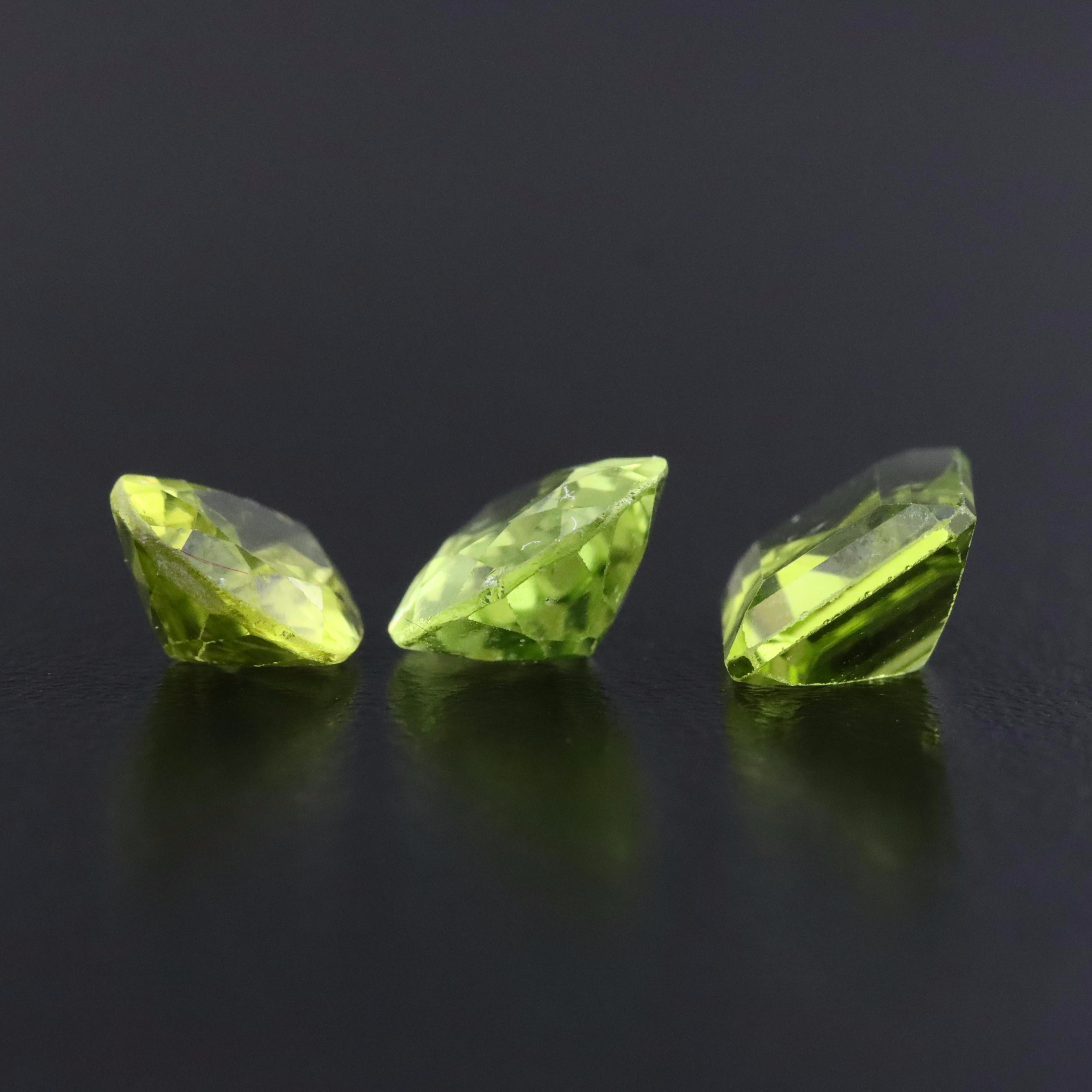 Loose 6.45 CTW Peridot Lot
