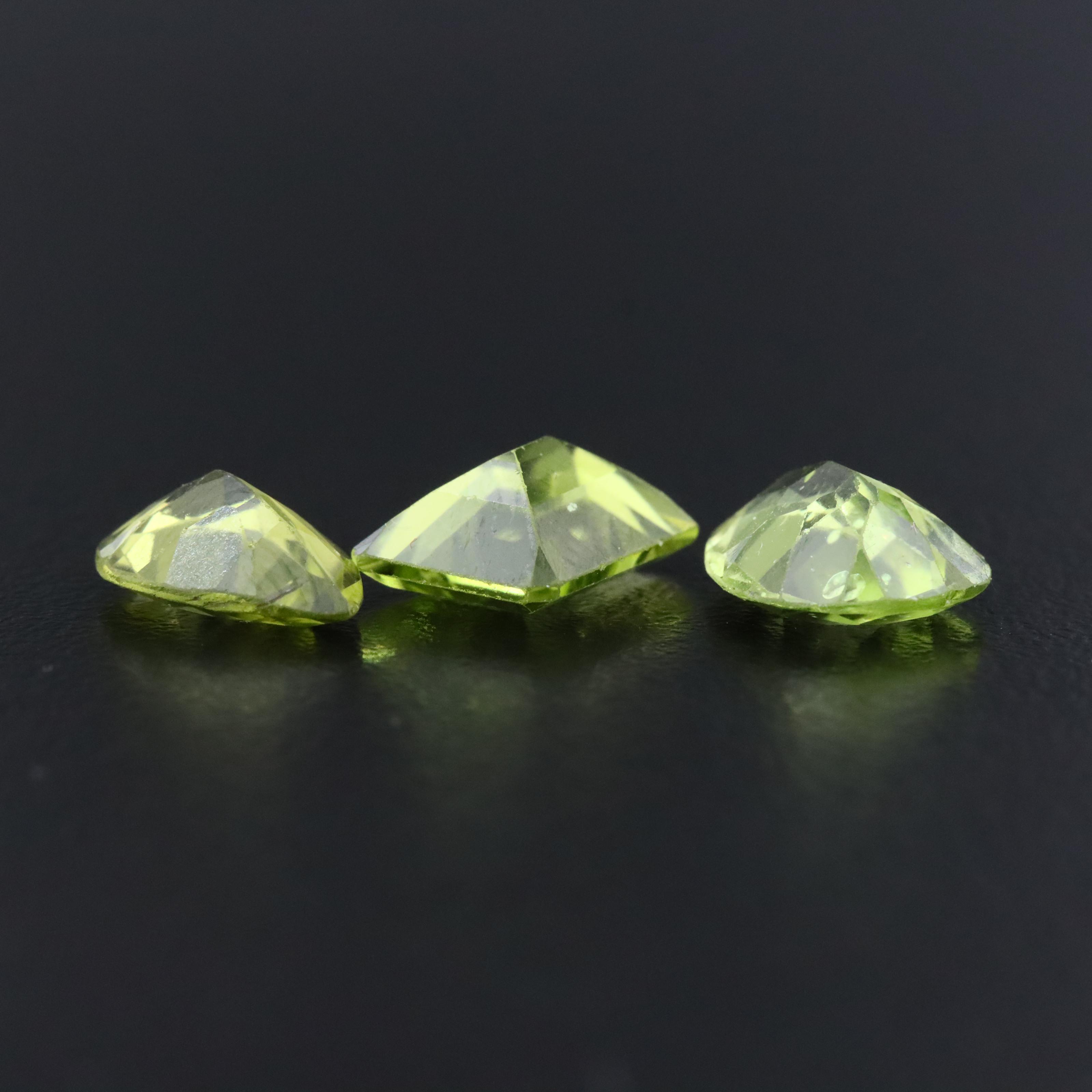 Loose 6.45 CTW Peridot Lot