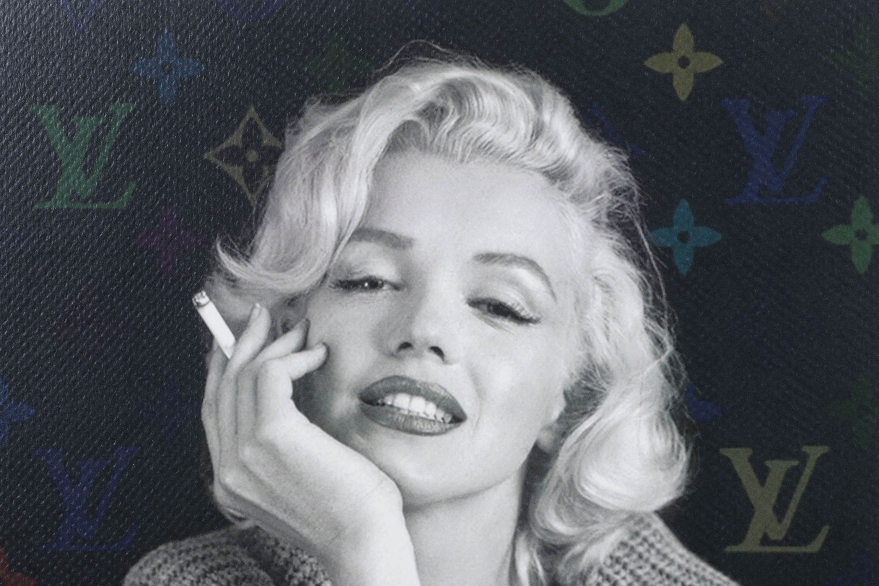 Death NYC Pop Art Graphic Print Homage to Marilyn Monroe x Louis Vuitton, 2025