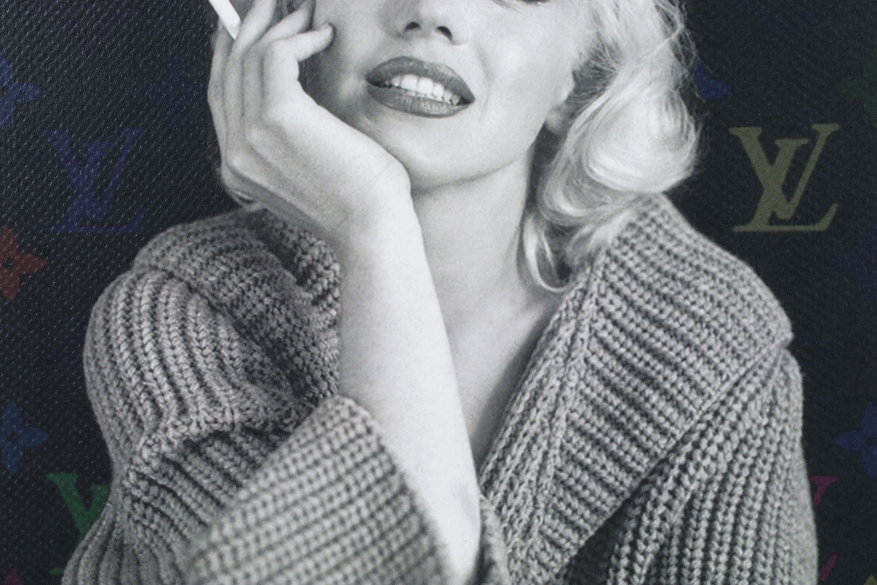 Death NYC Pop Art Graphic Print Homage to Marilyn Monroe x Louis Vuitton, 2025