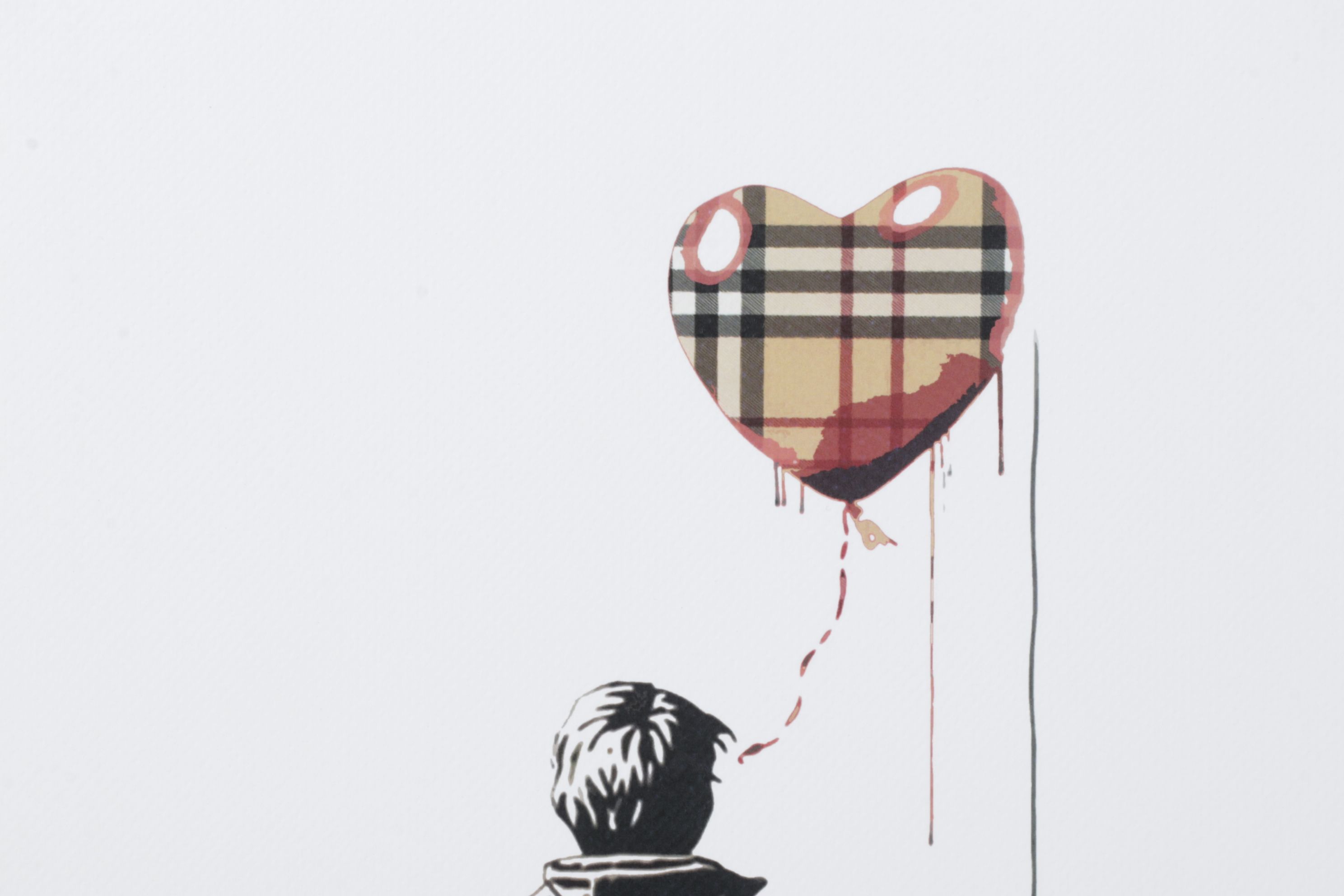 Death NYC Pop Art Digital Print Homage to Burberry x Banksy, 2023