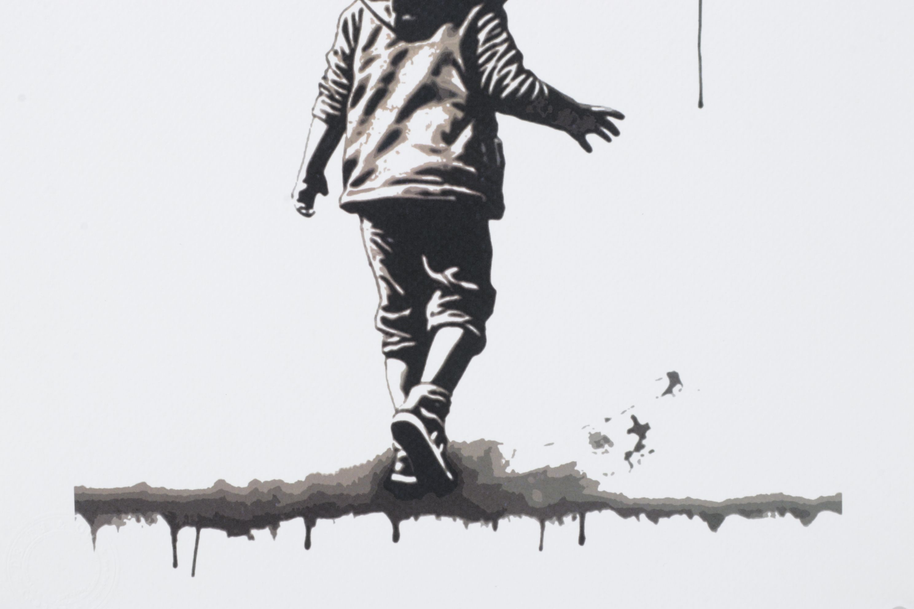 Death NYC Pop Art Digital Print Homage to Burberry x Banksy, 2023