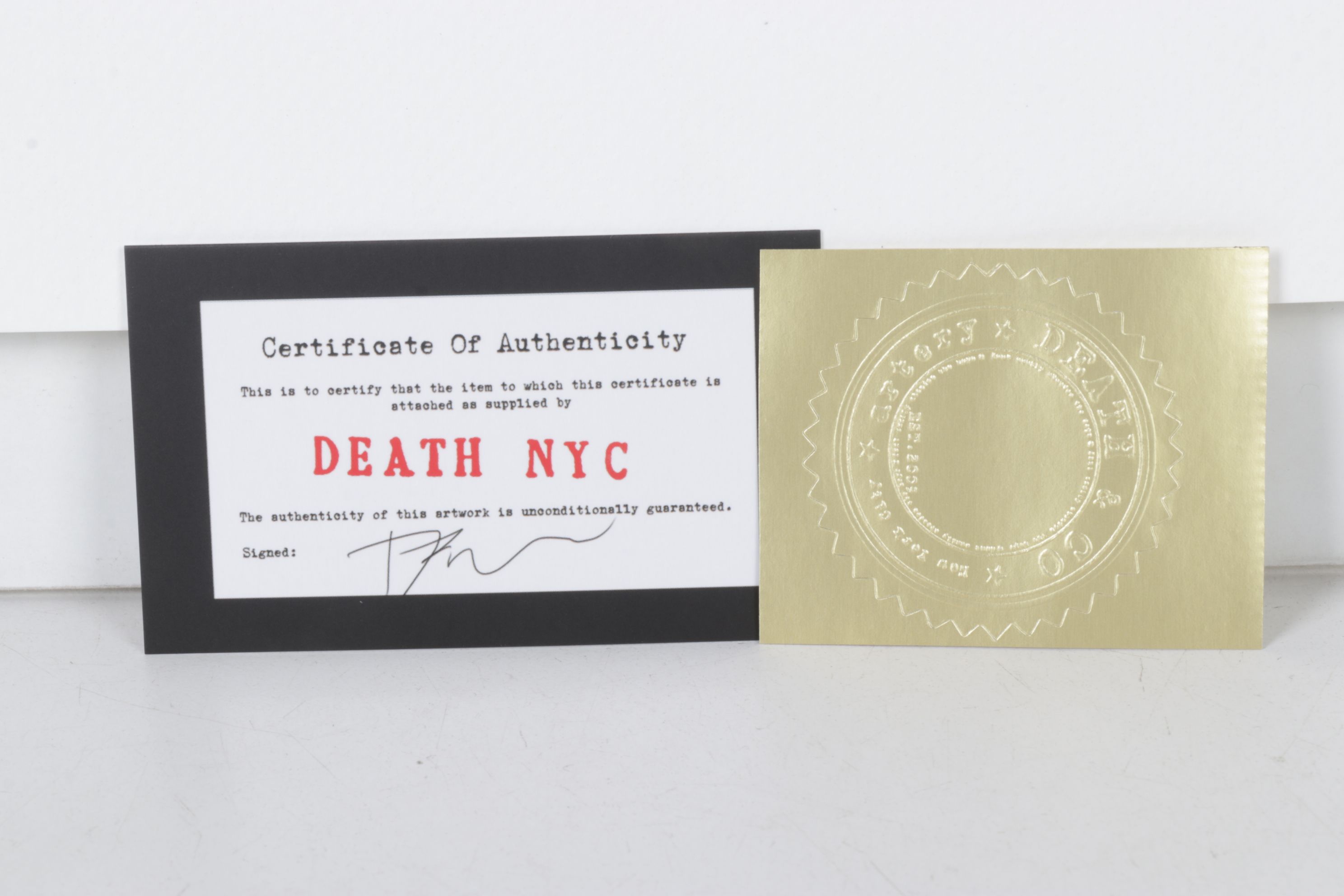 Death NYC Pop Art Digital Print Homage to Burberry x Banksy, 2023