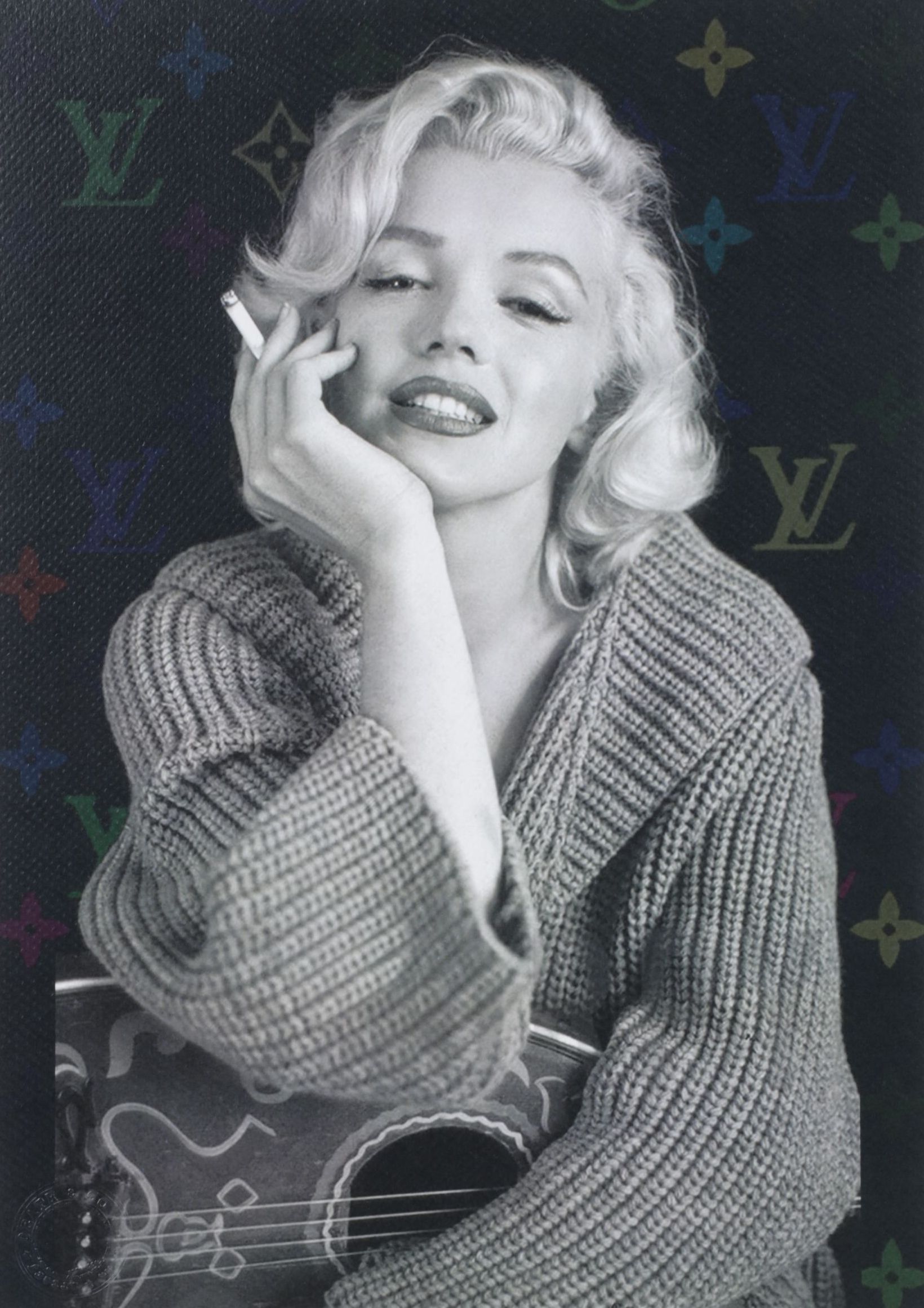 Death NYC Pop Art Graphic Print Homage to Marilyn Monroe x Louis Vuitton, 2025