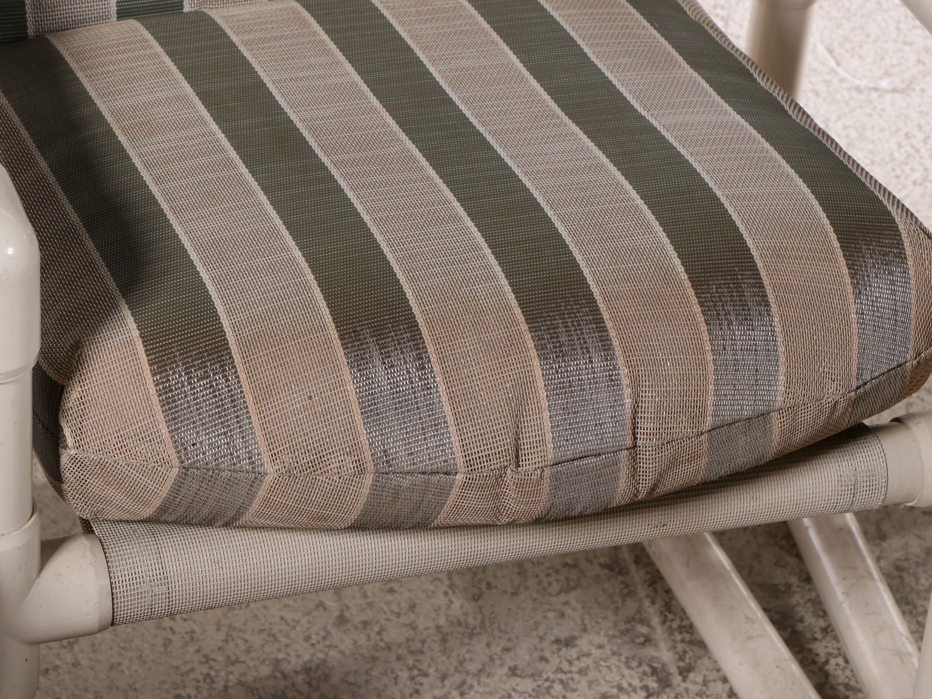 Postmodern Style PVC Patio and Lounge Chairs with Cushions