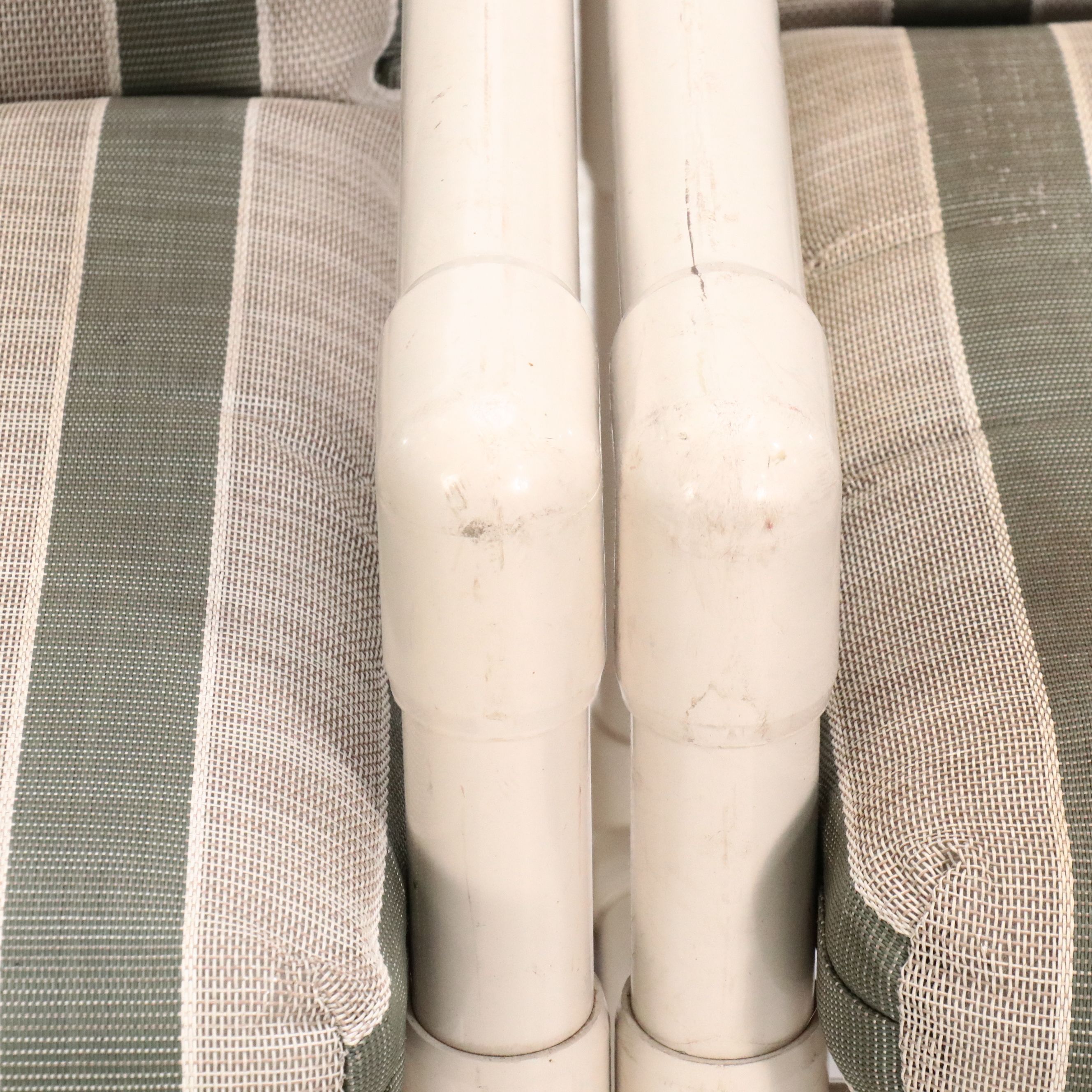 Postmodern Style PVC Patio and Lounge Chairs with Cushions