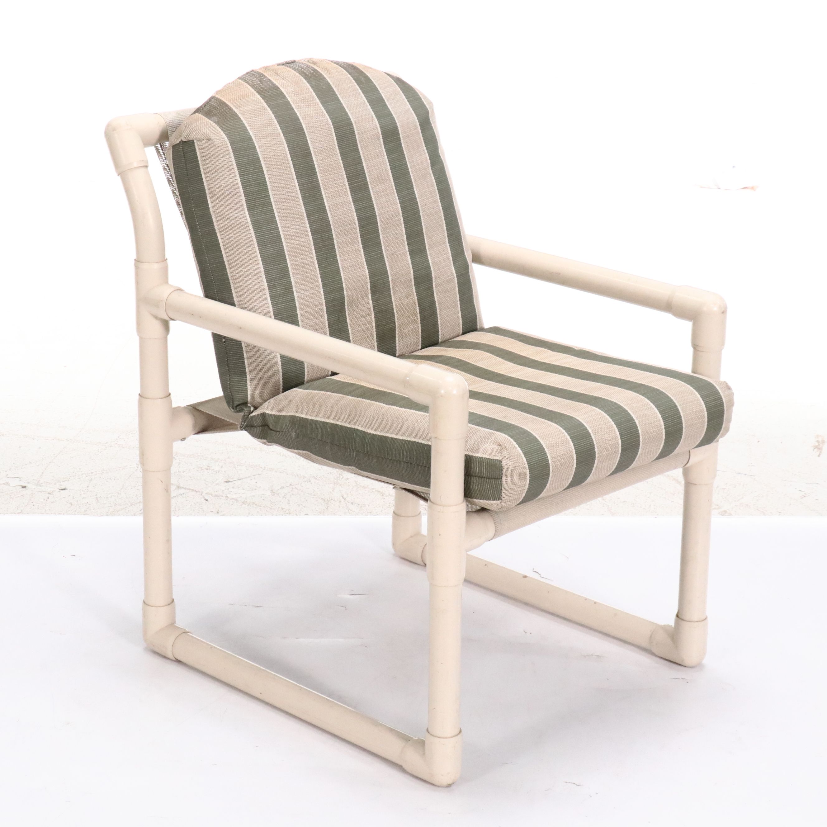 Postmodern Style PVC Patio and Lounge Chairs with Cushions