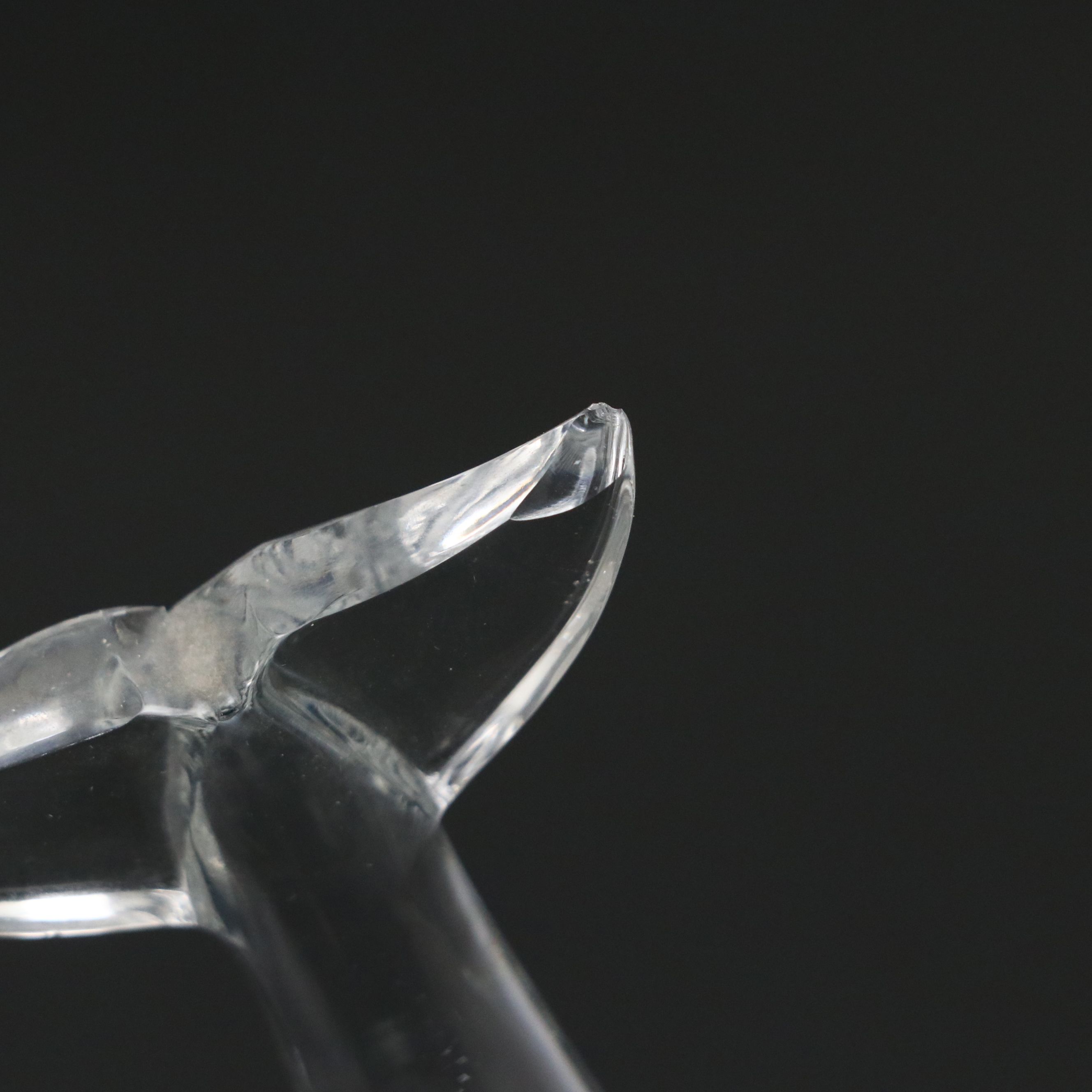 Baccarat "Cyclades" Crystal Vase and "Whale" Crystal Figurine