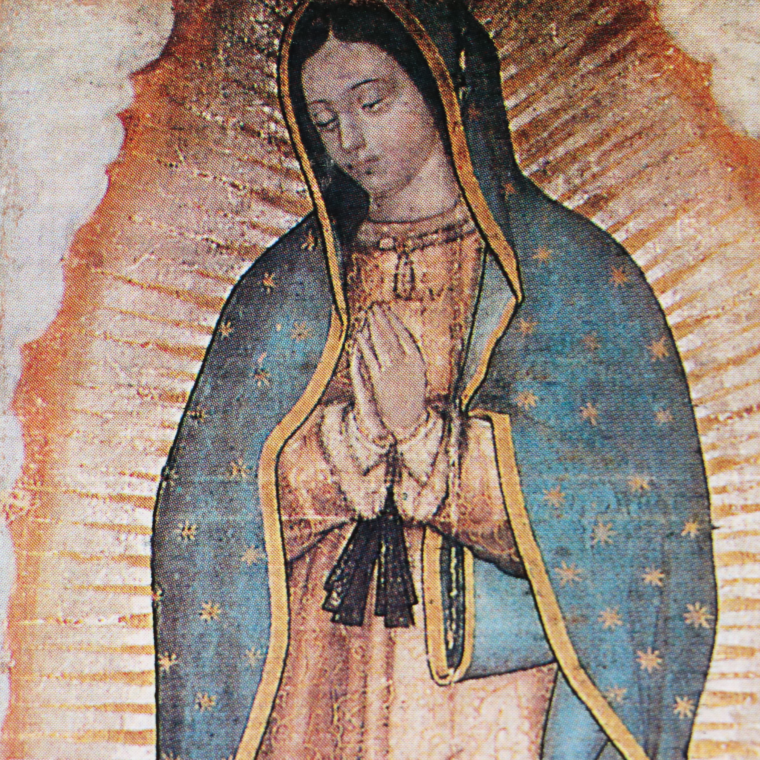 Mixed Media Composition with Our Lady of Guadalupe, 2003