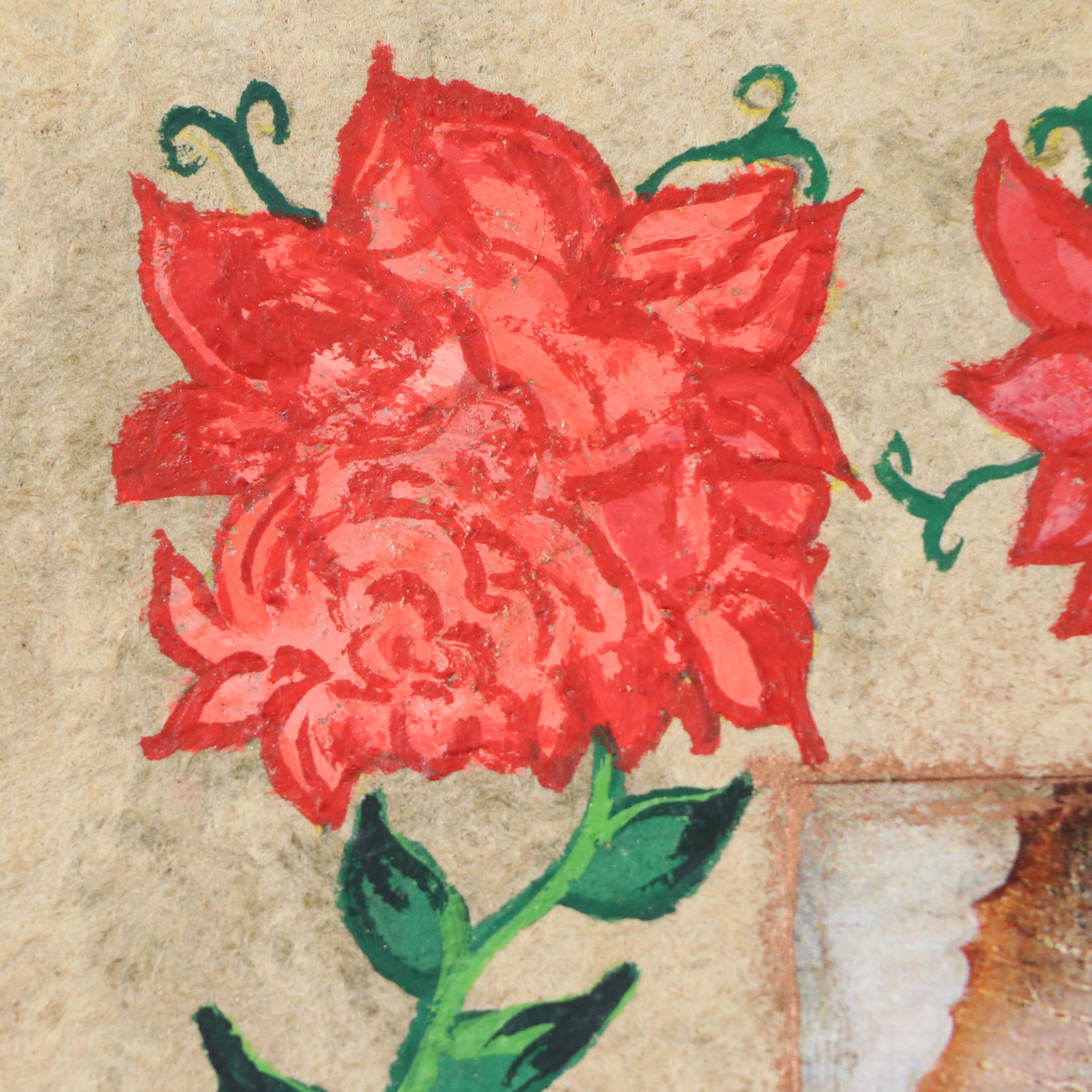 Mixed Media Composition with Our Lady of Guadalupe, 2003