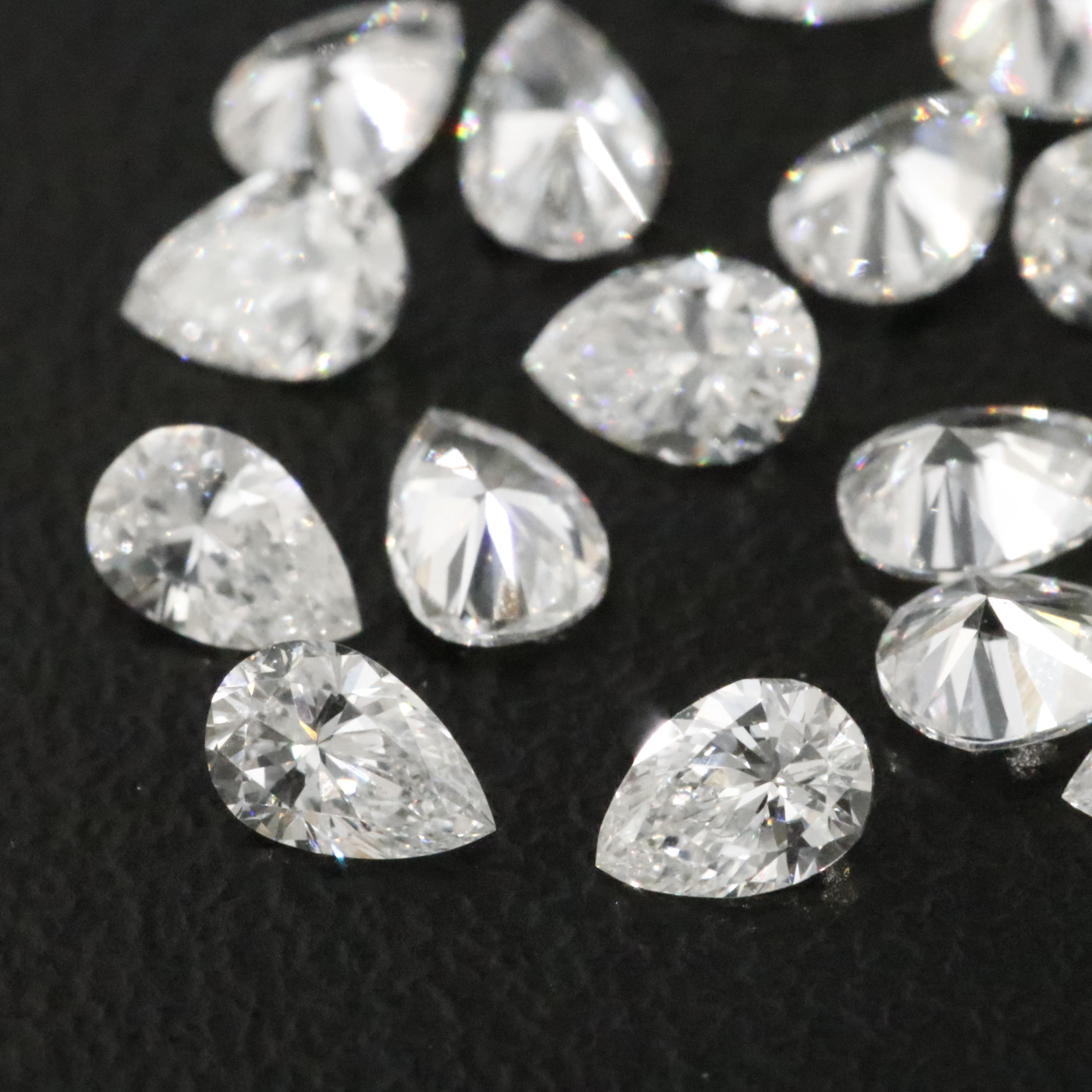 Loose 5.34 CTW Lab Grown Diamonds