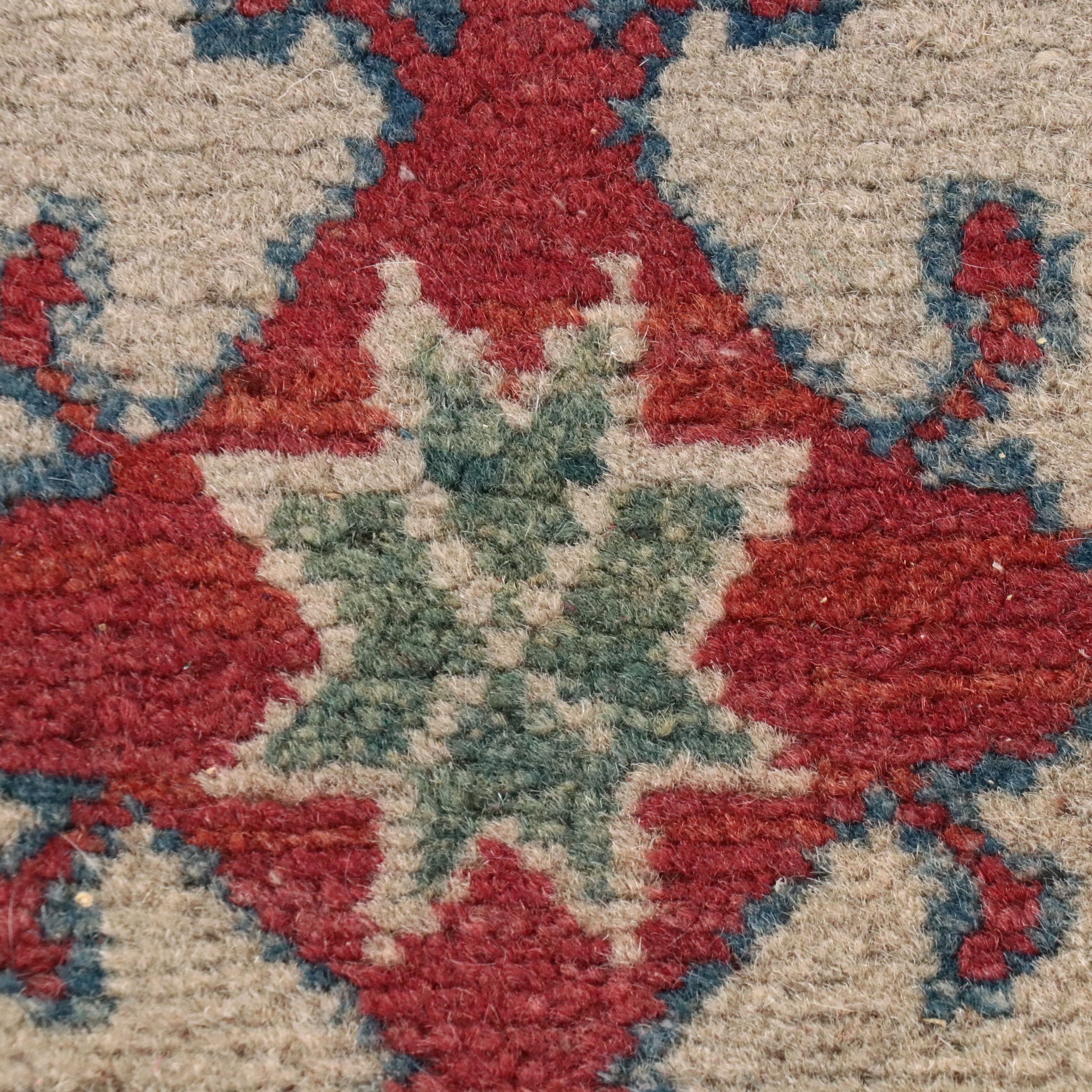 2'8 x 9' Hand-Knotted Caucasian Kazak Carpet Runner