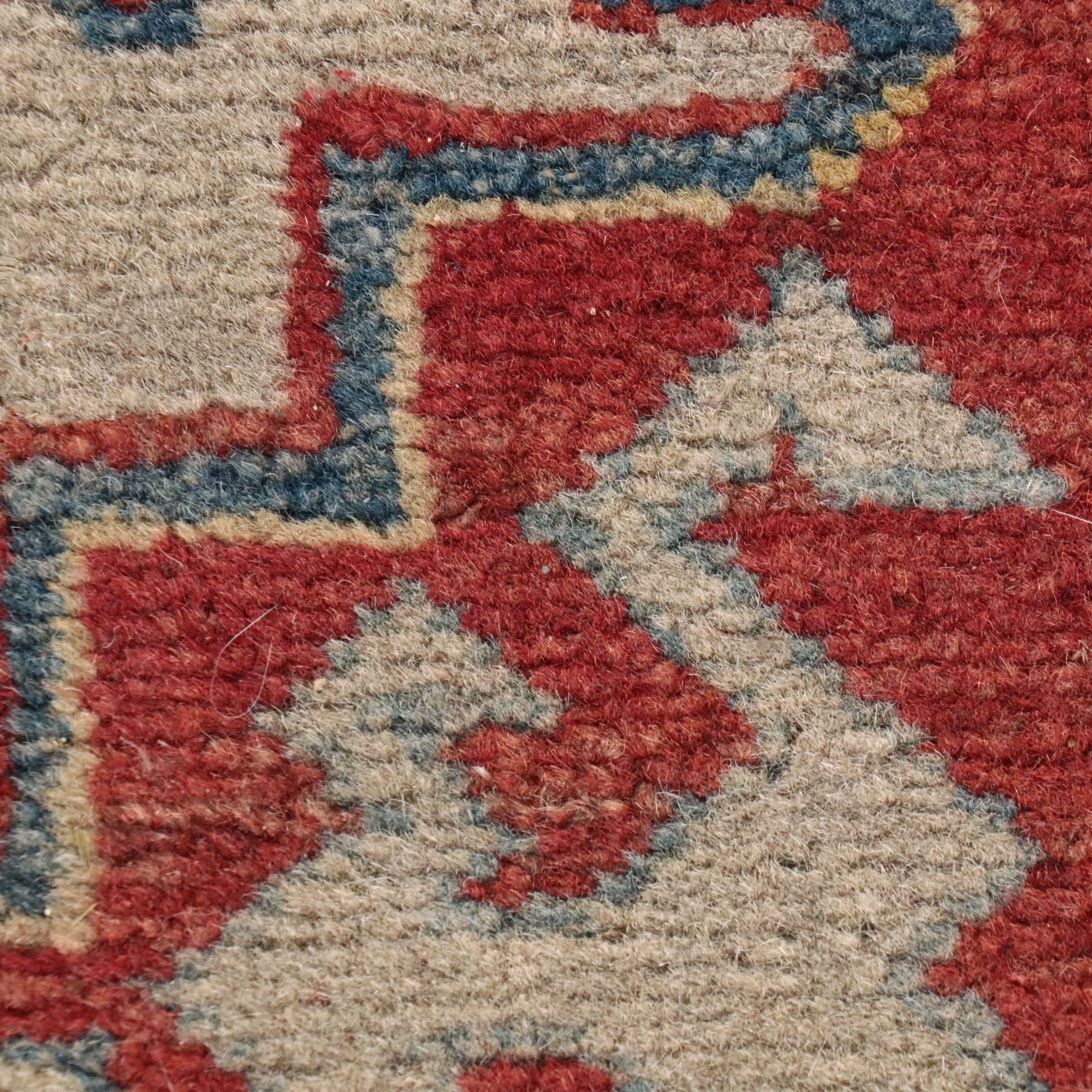 2'8 x 9' Hand-Knotted Caucasian Kazak Carpet Runner