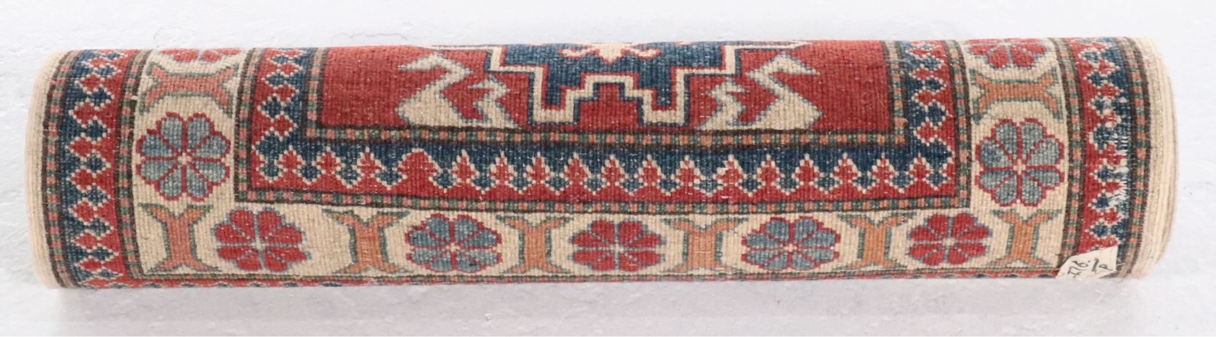 2'8 x 9' Hand-Knotted Caucasian Kazak Carpet Runner
