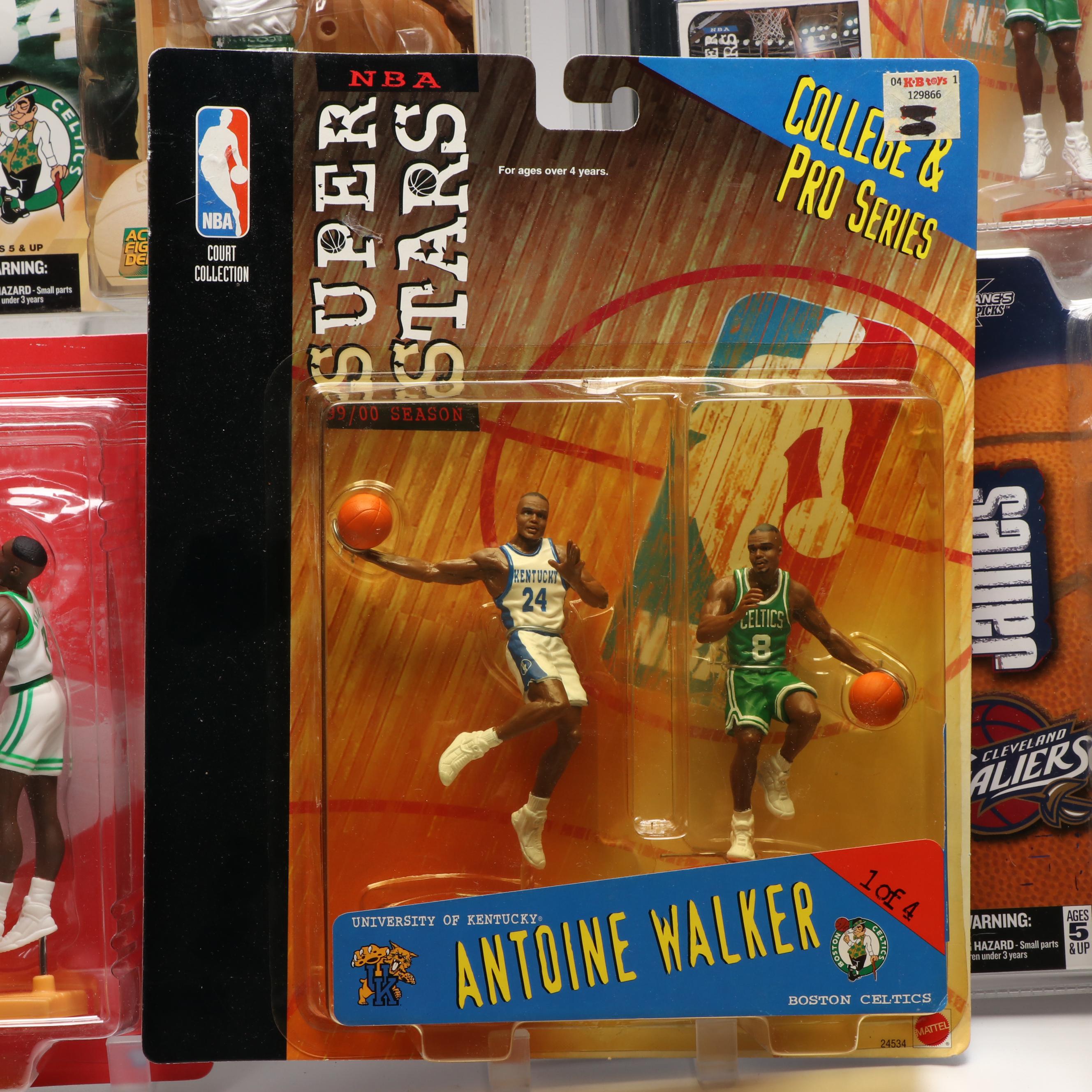 LeBron James, Paul Pierce and Antoine Walker Action Figures