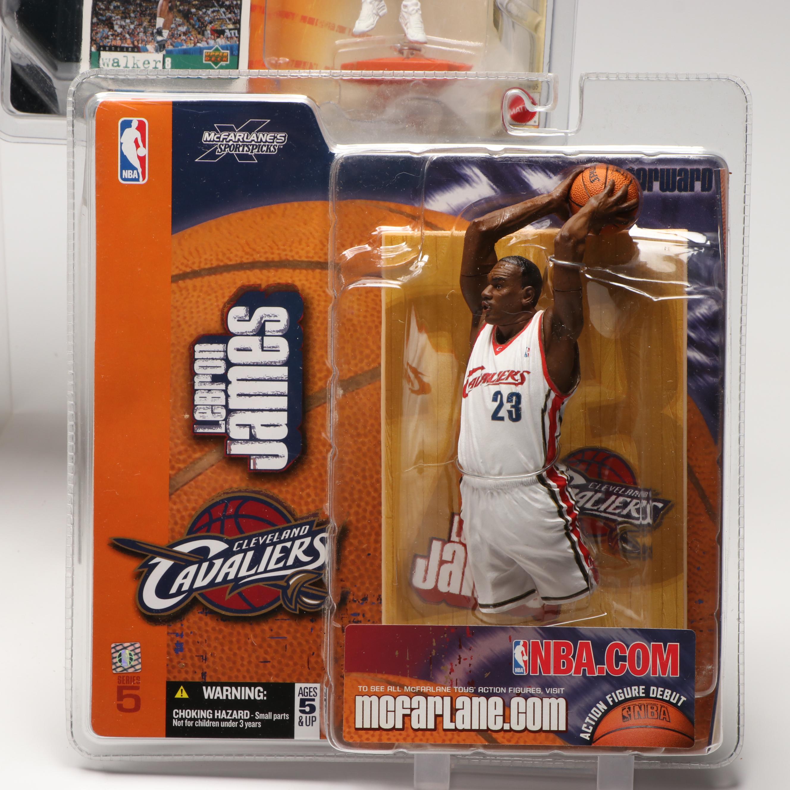 LeBron James, Paul Pierce and Antoine Walker Action Figures
