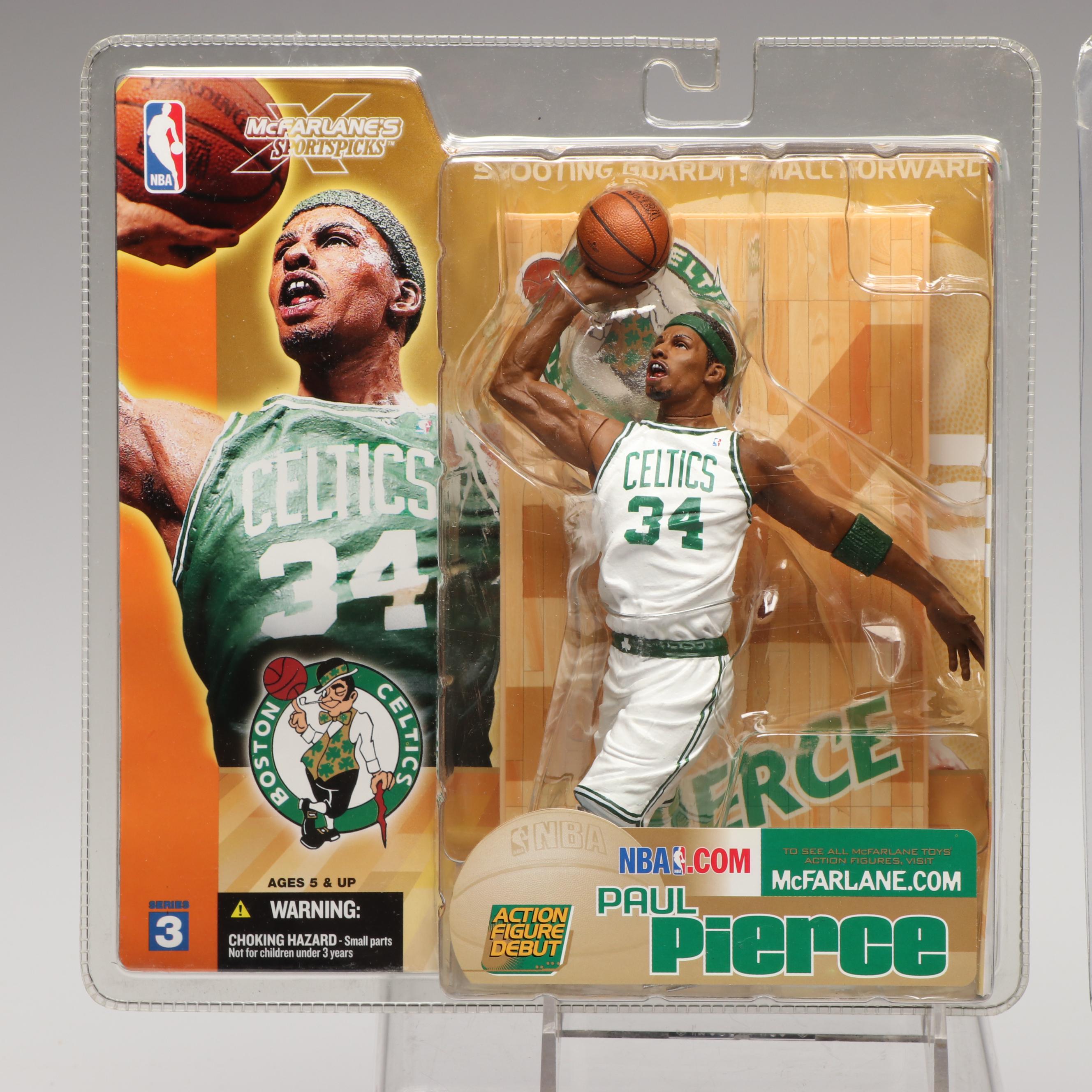 LeBron James, Paul Pierce and Antoine Walker Action Figures
