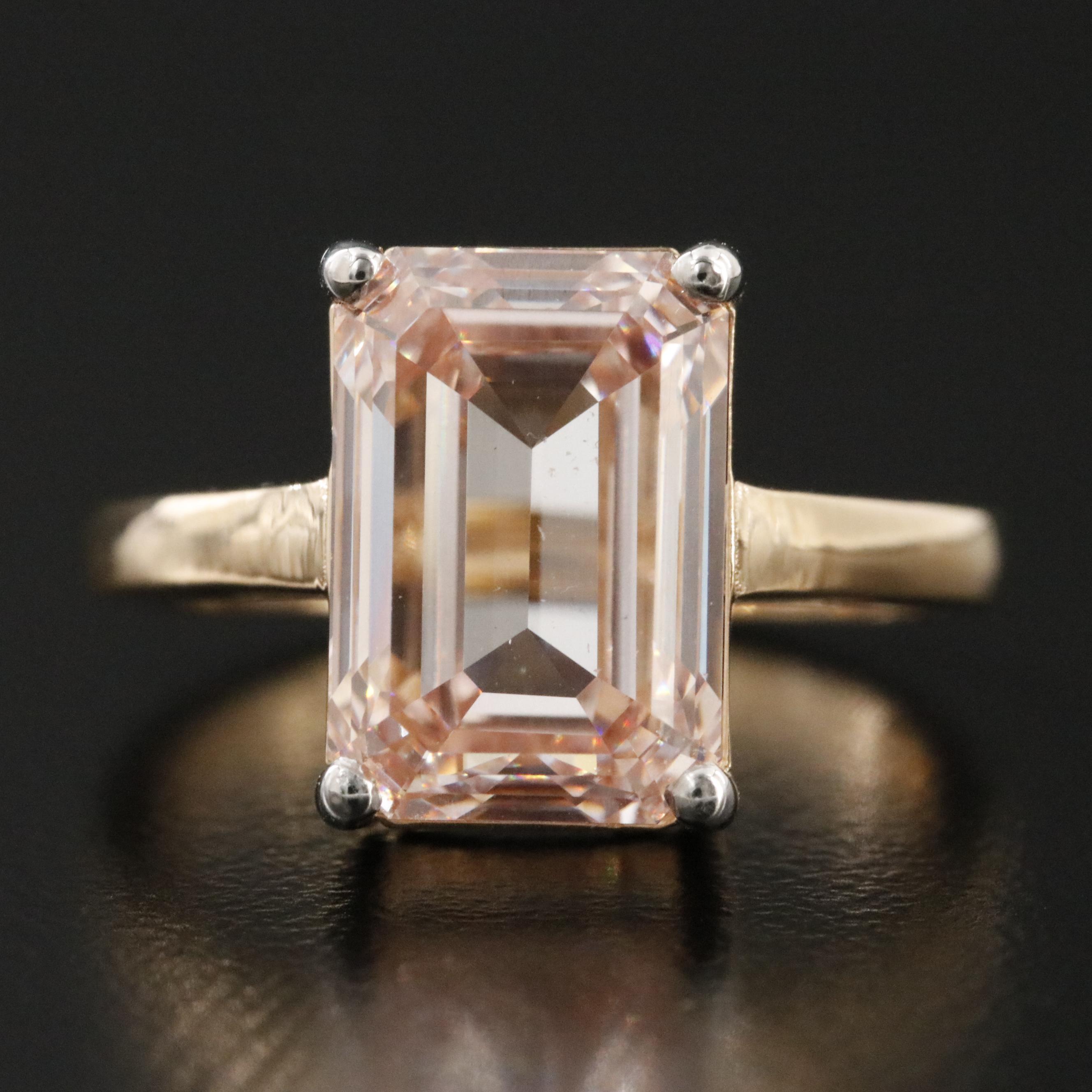 18K 5.06 CTW Lab Grown Diamond Ring with IGI Report