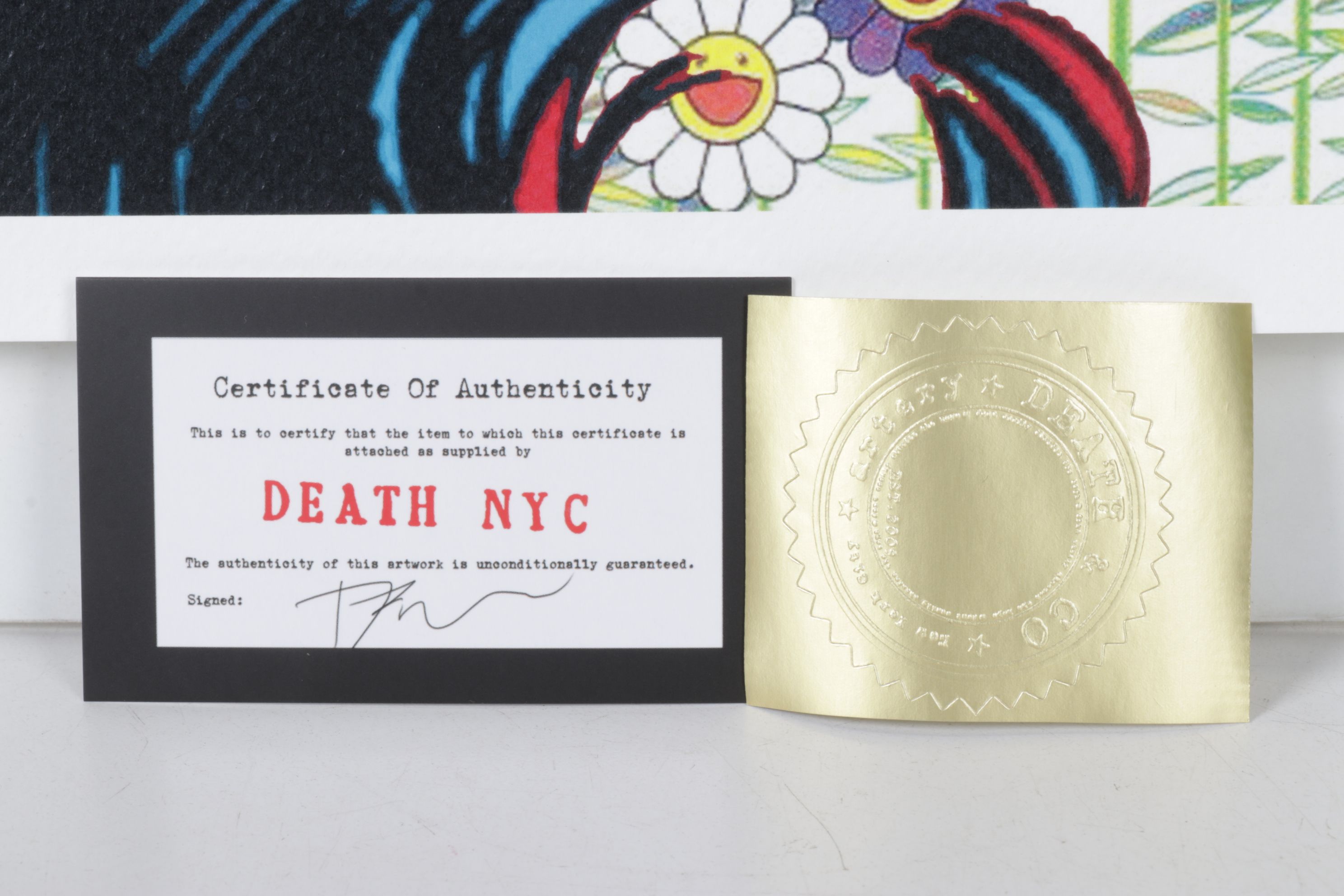 Death NYC Pop Art Graphic Print Featuring Wonder Woman x Murakami, 2025