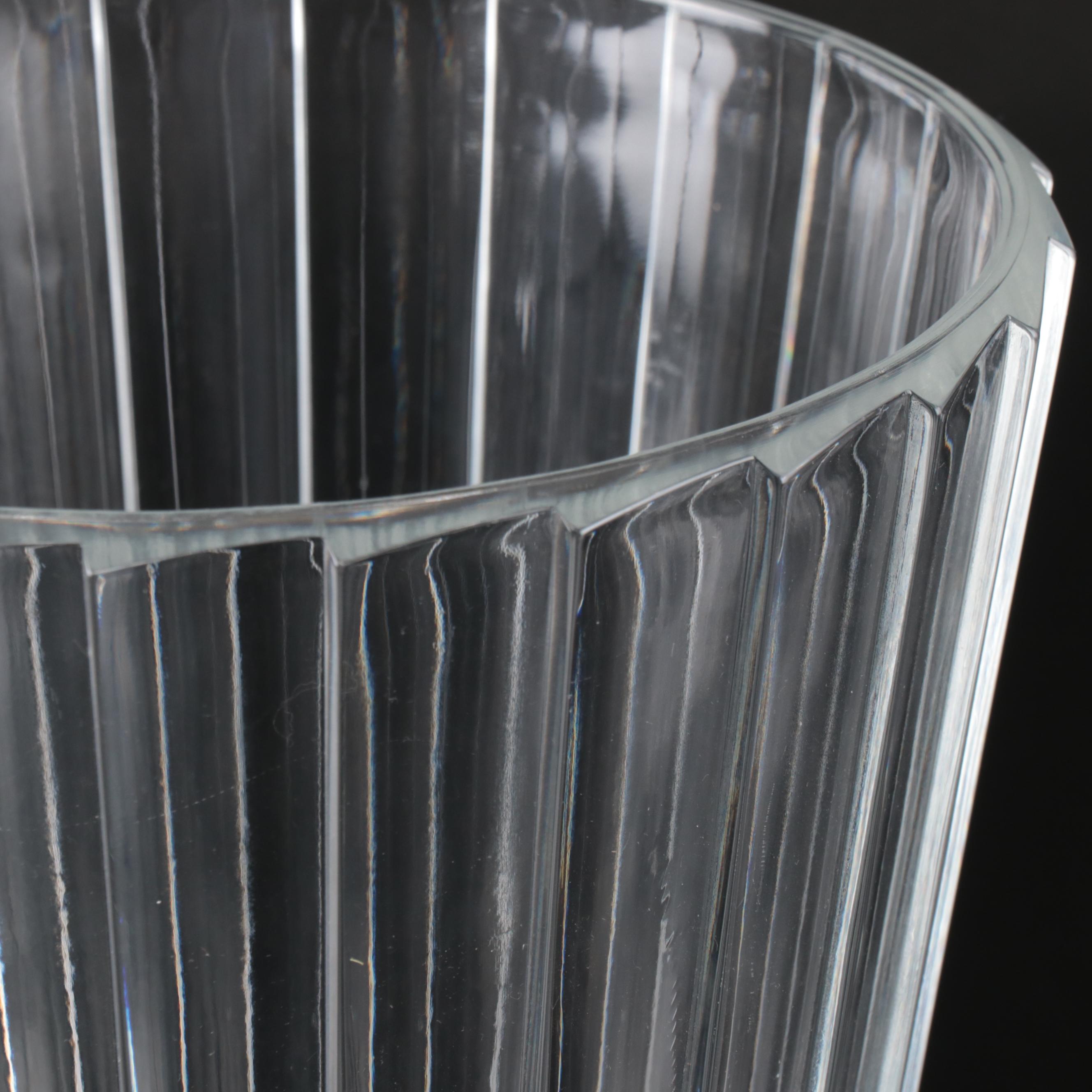 Cambridge Glass "Draped Lady" Flower Frog with More Glass Tableware