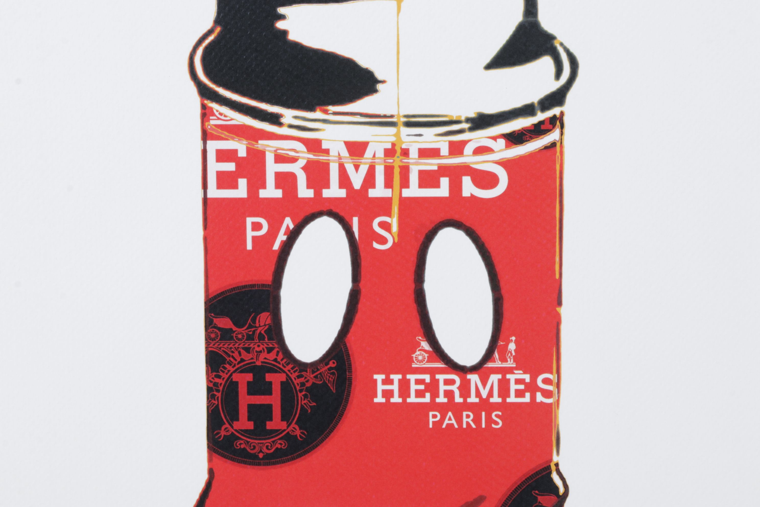 Death NYC Pop Art Digital Graphic Print Homage to Hermès x Mickey Mouse, 2025