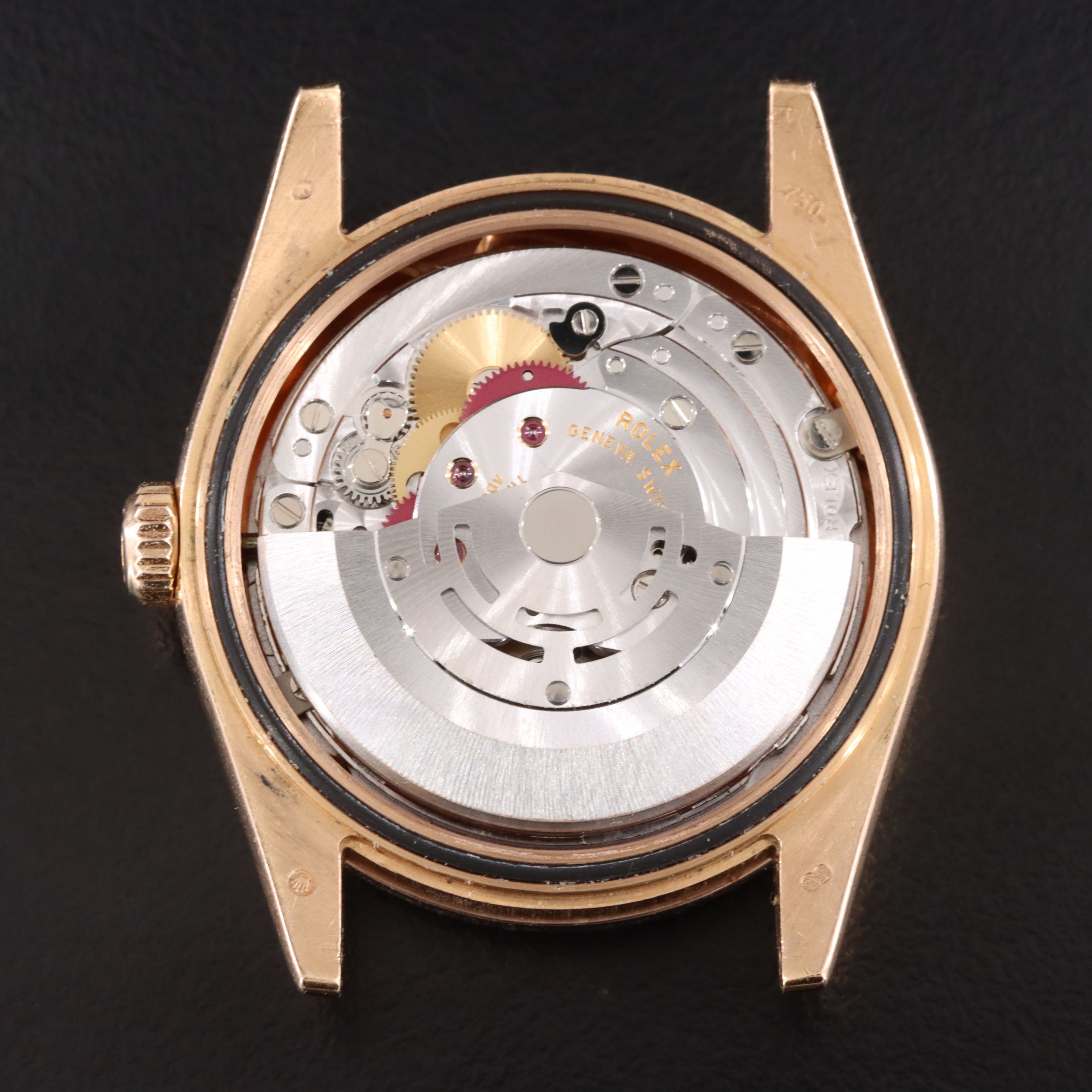 2005 Rolex Day - Date President 18K Everose Custom Diamond Bezel 118325 Watch