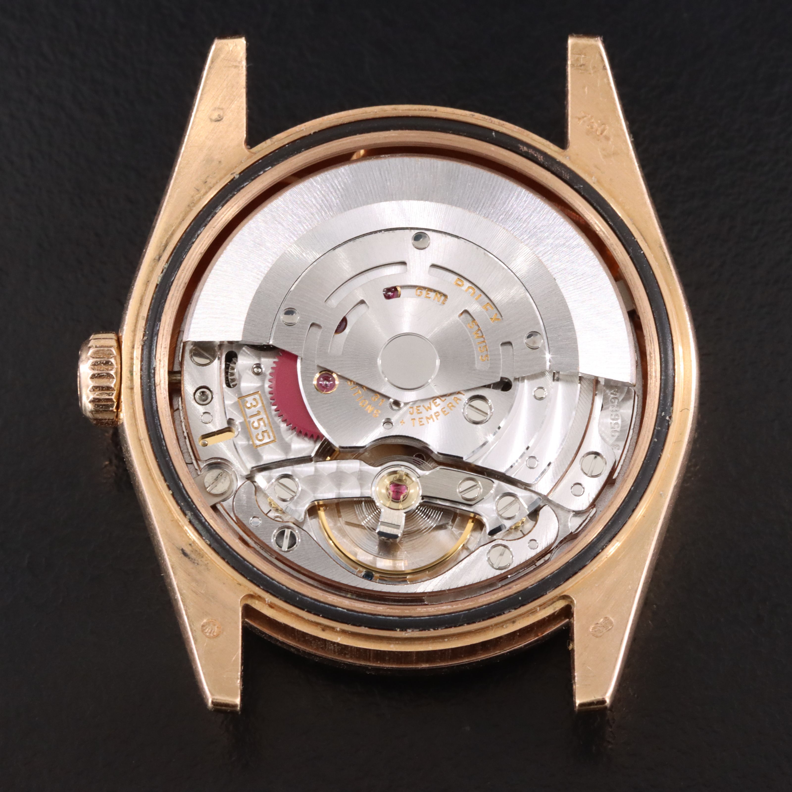 2005 Rolex Day - Date President 18K Everose Custom Diamond Bezel 118325 Watch