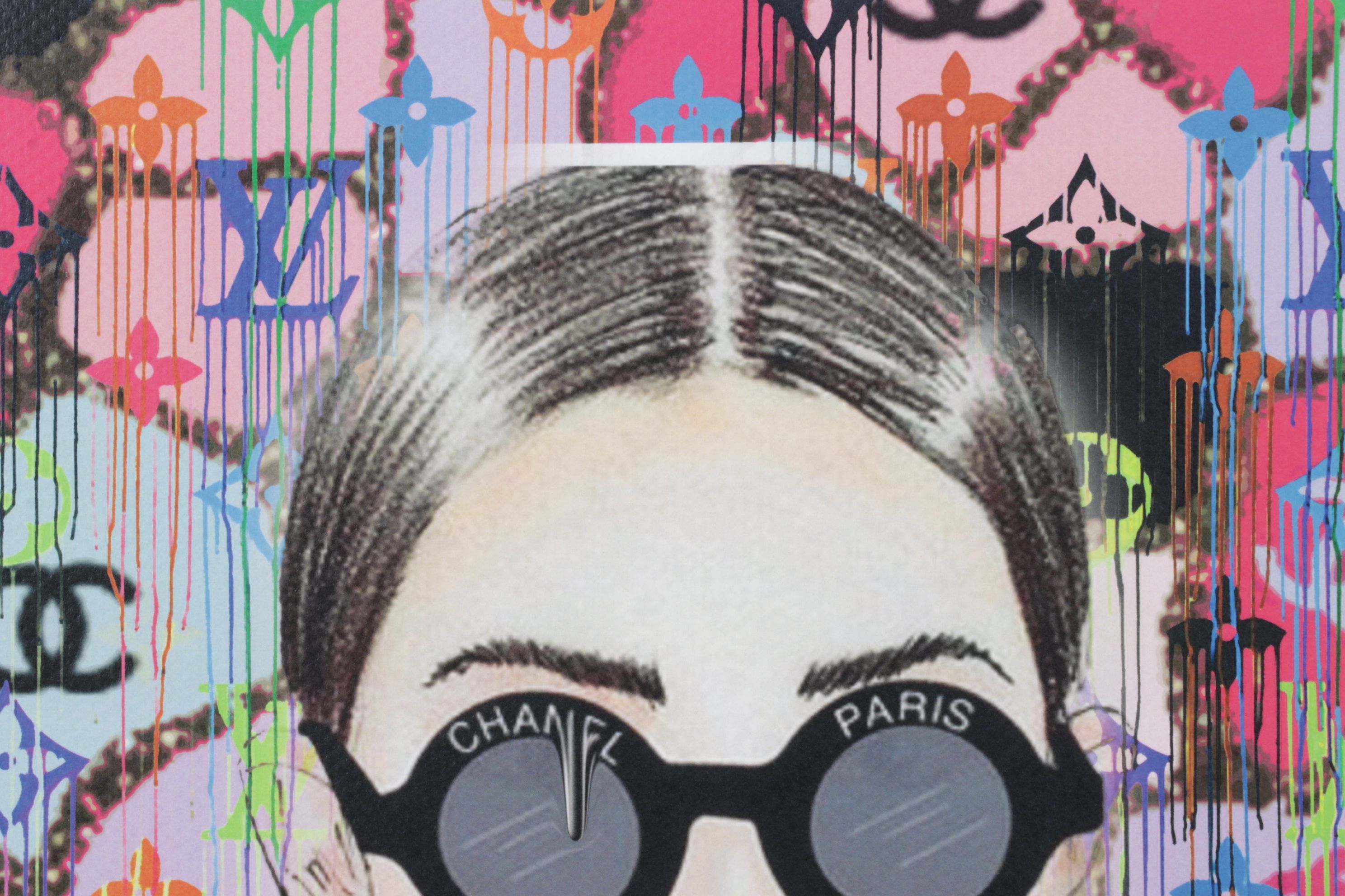 Death NYC Graphic Digital Print Homage Chanel x Louis Vuitton, 2025