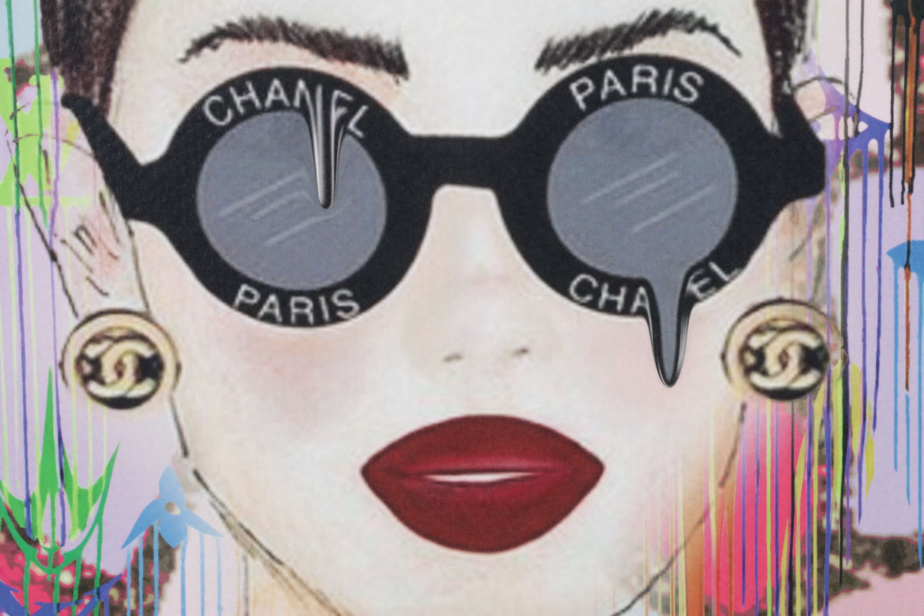 Death NYC Graphic Digital Print Homage Chanel x Louis Vuitton, 2025