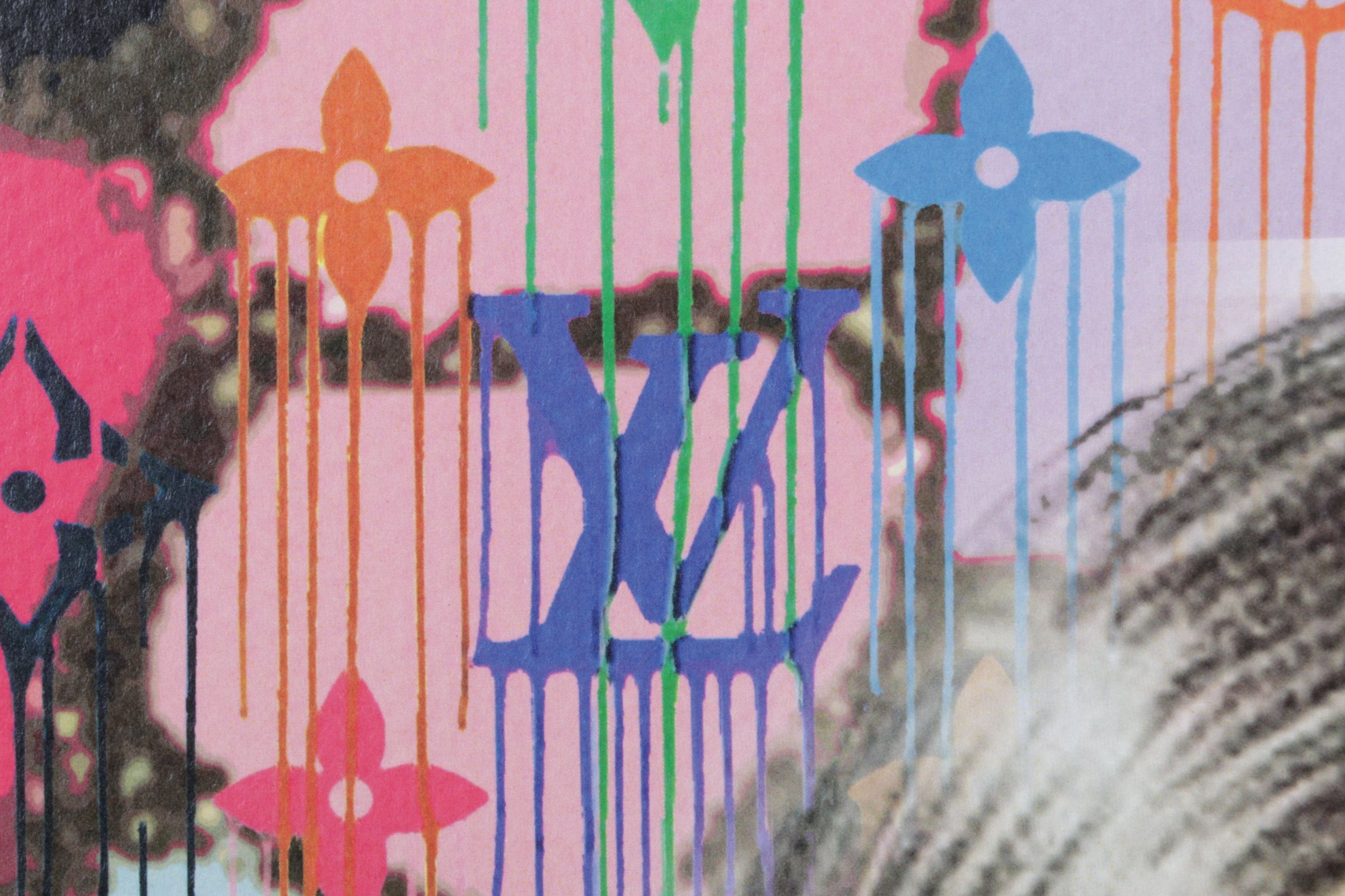 Death NYC Graphic Digital Print Homage Chanel x Louis Vuitton, 2025