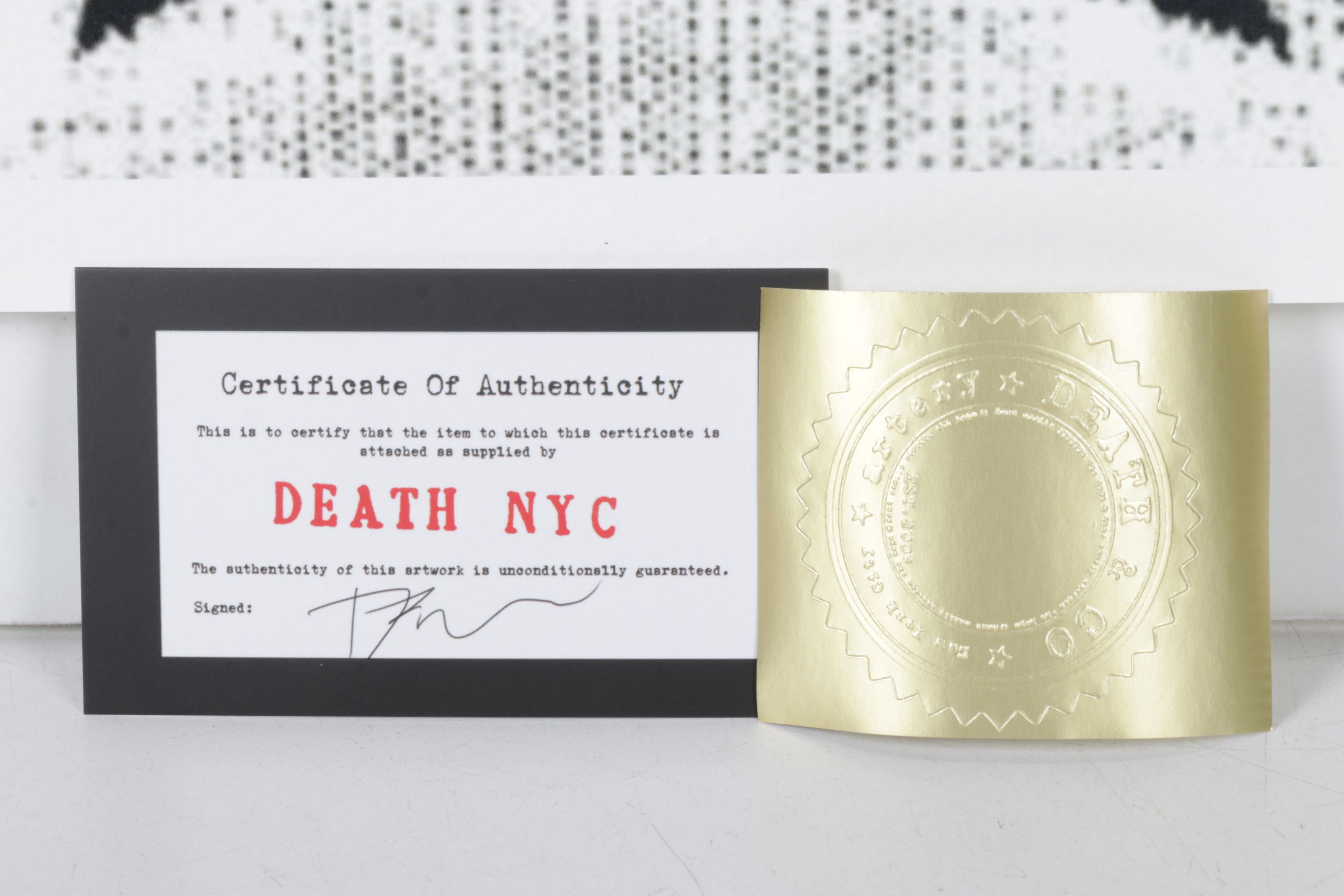Death NYC Graphic Digital Print Homage Chanel x Louis Vuitton, 2025