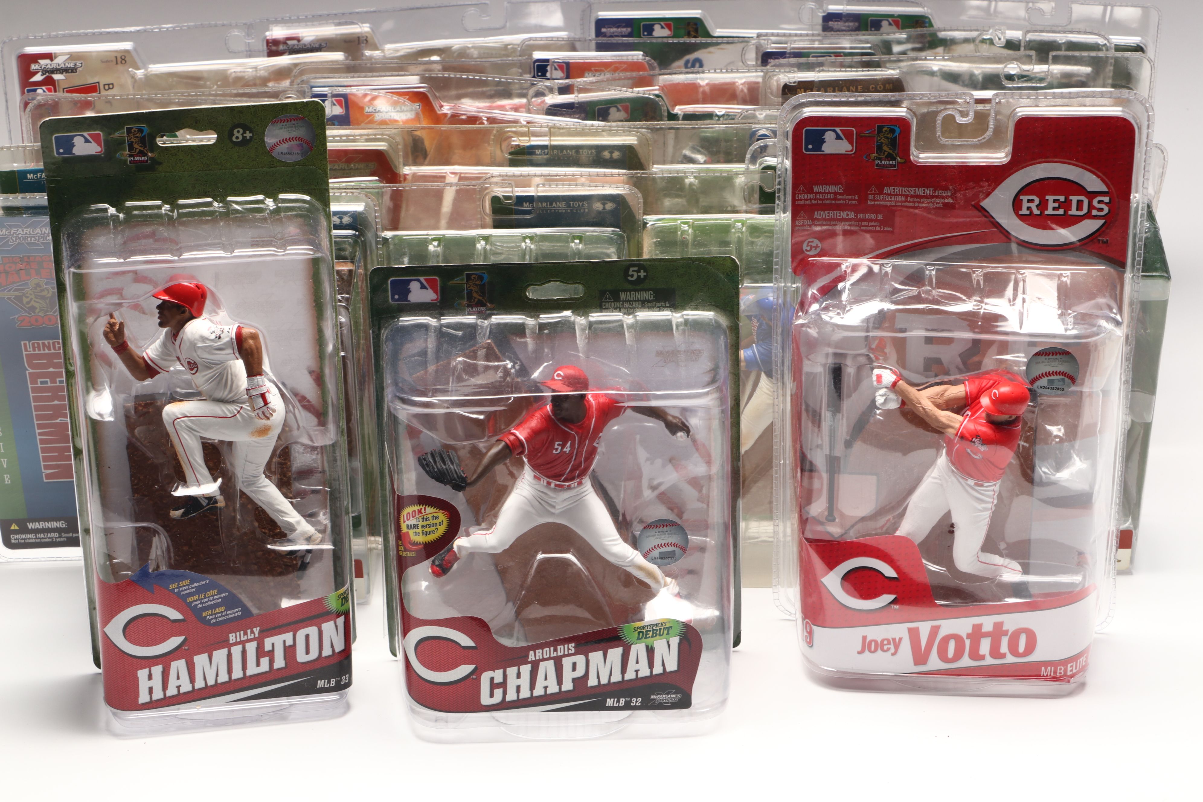 McFarlane Joey Votto Figure with Other McFarlane Baseball Figures