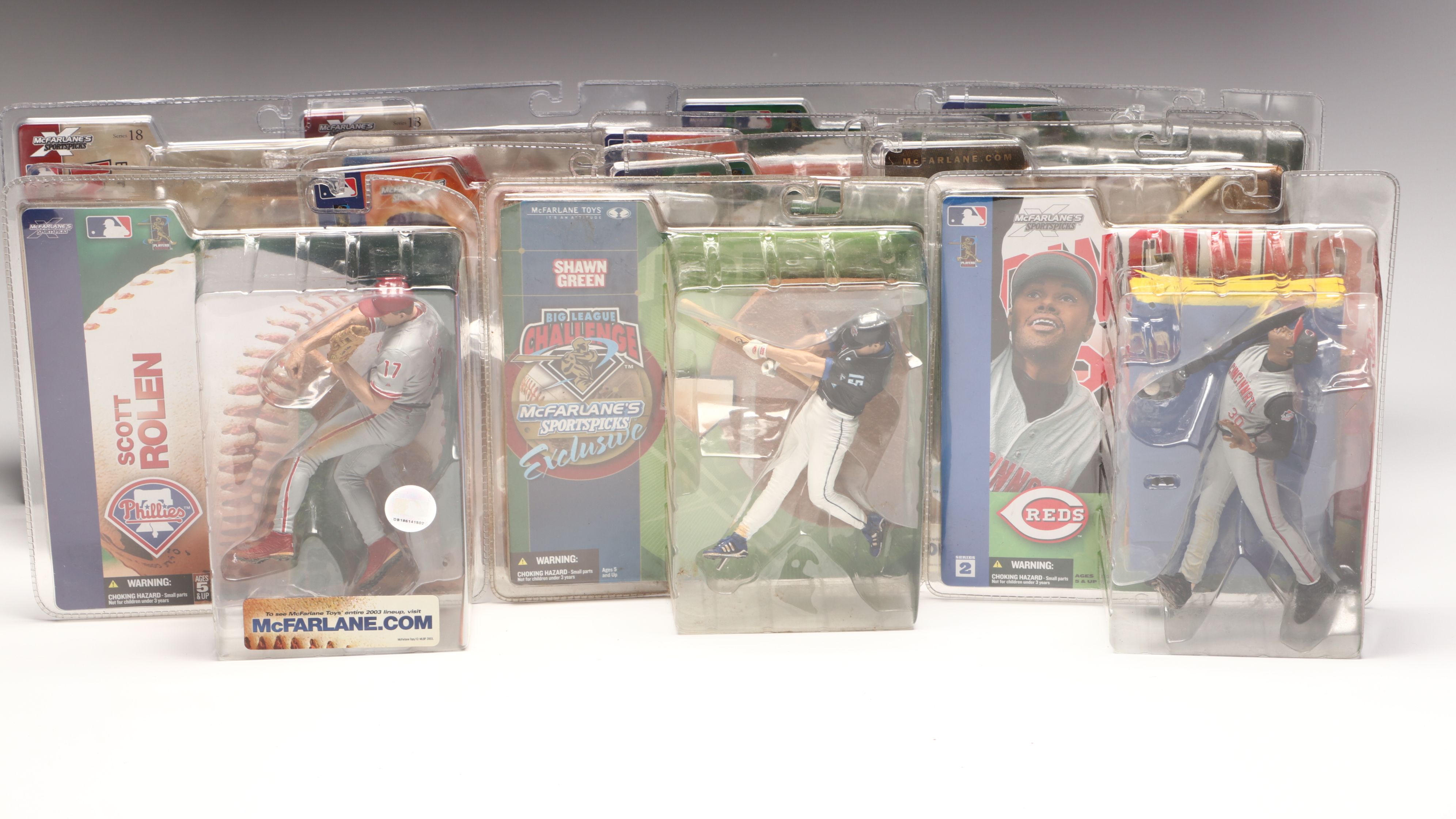 McFarlane Joey Votto Figure with Other McFarlane Baseball Figures